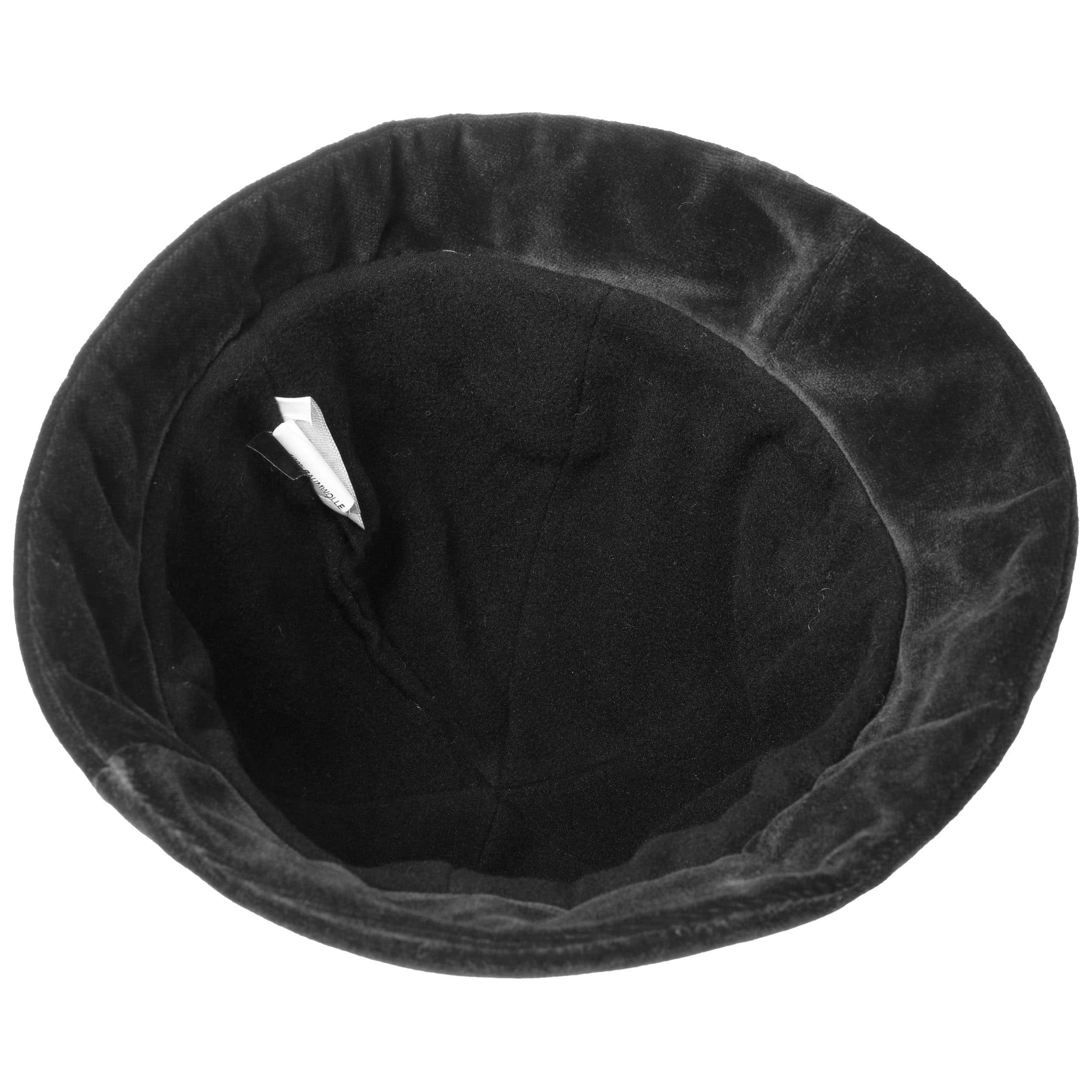 Chapeau Cloche En Velours Côtelé Pour Femme Et Homme - Taille Unique 56-60 Cm - Hiver 2023, Gris Clair - Style Rétro Chaud