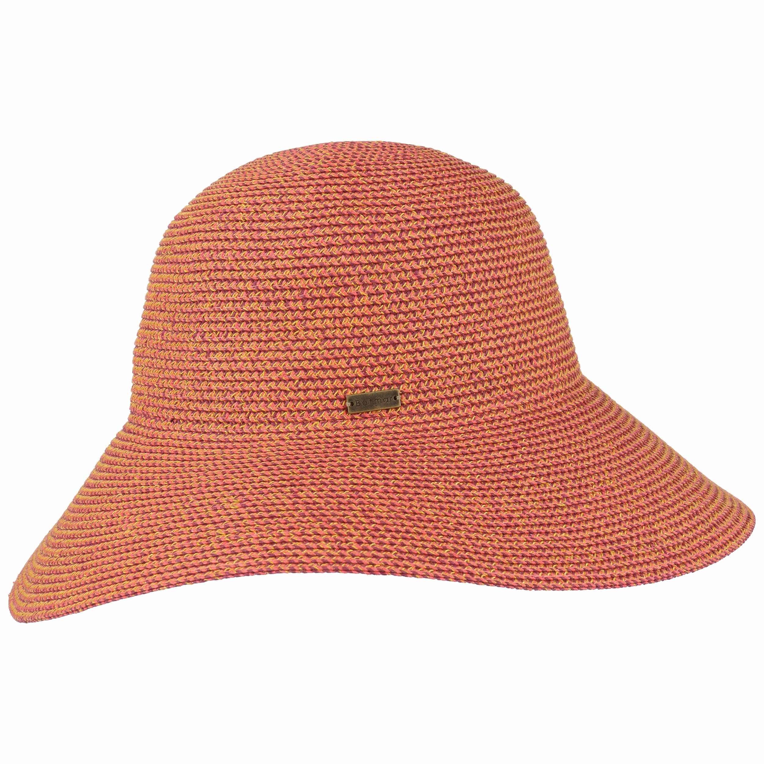 Chapeau à larges bords Tilley Tuff pour femme en nylon bleu avec oeillets d'aération, moyen