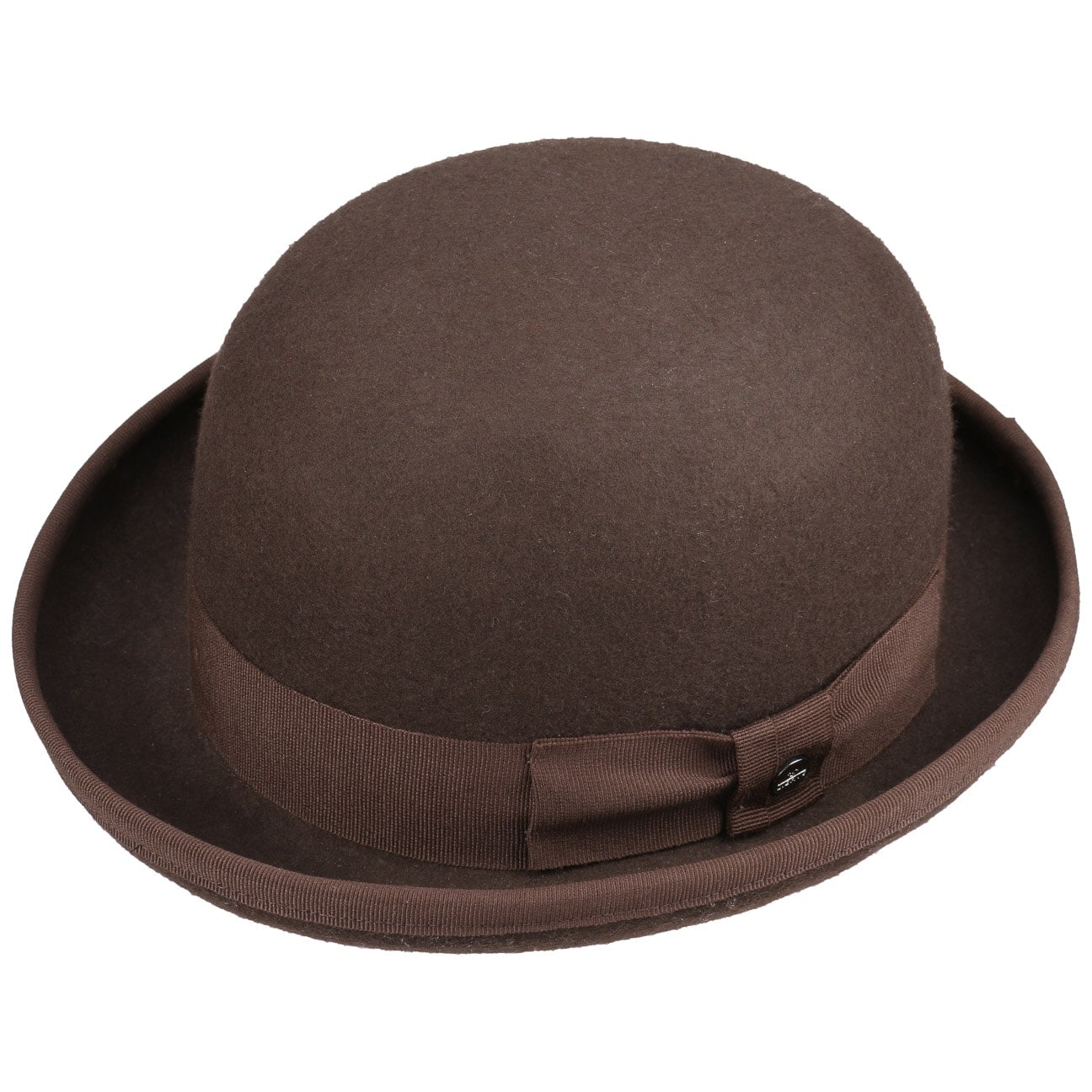 Chapeau Melon Orange Bière FAGNES - Taille Unique, Style Décalé