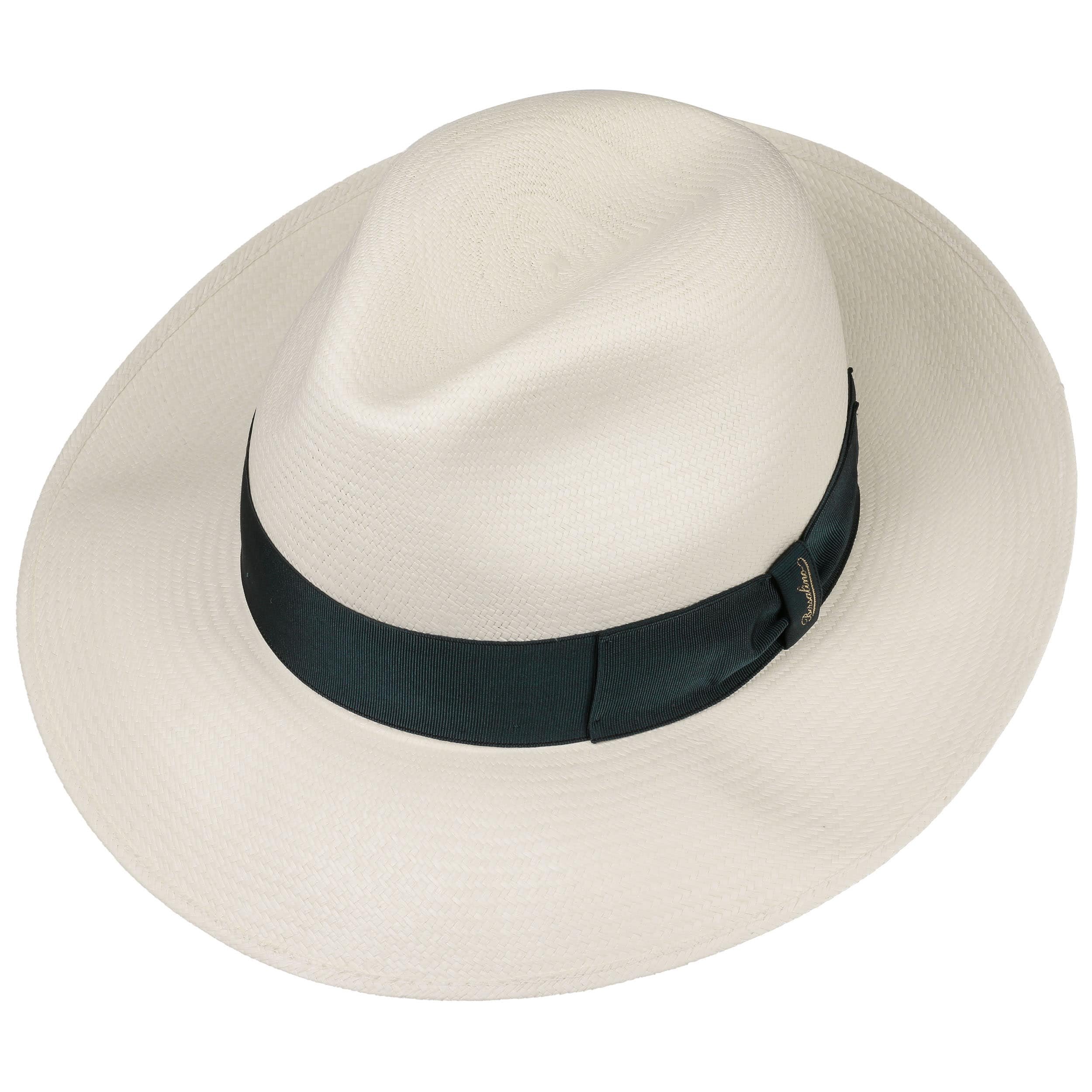 Chapeau Borsalino Panama Noir - Taille 57 - Polyester - Neuf Avec étiquette