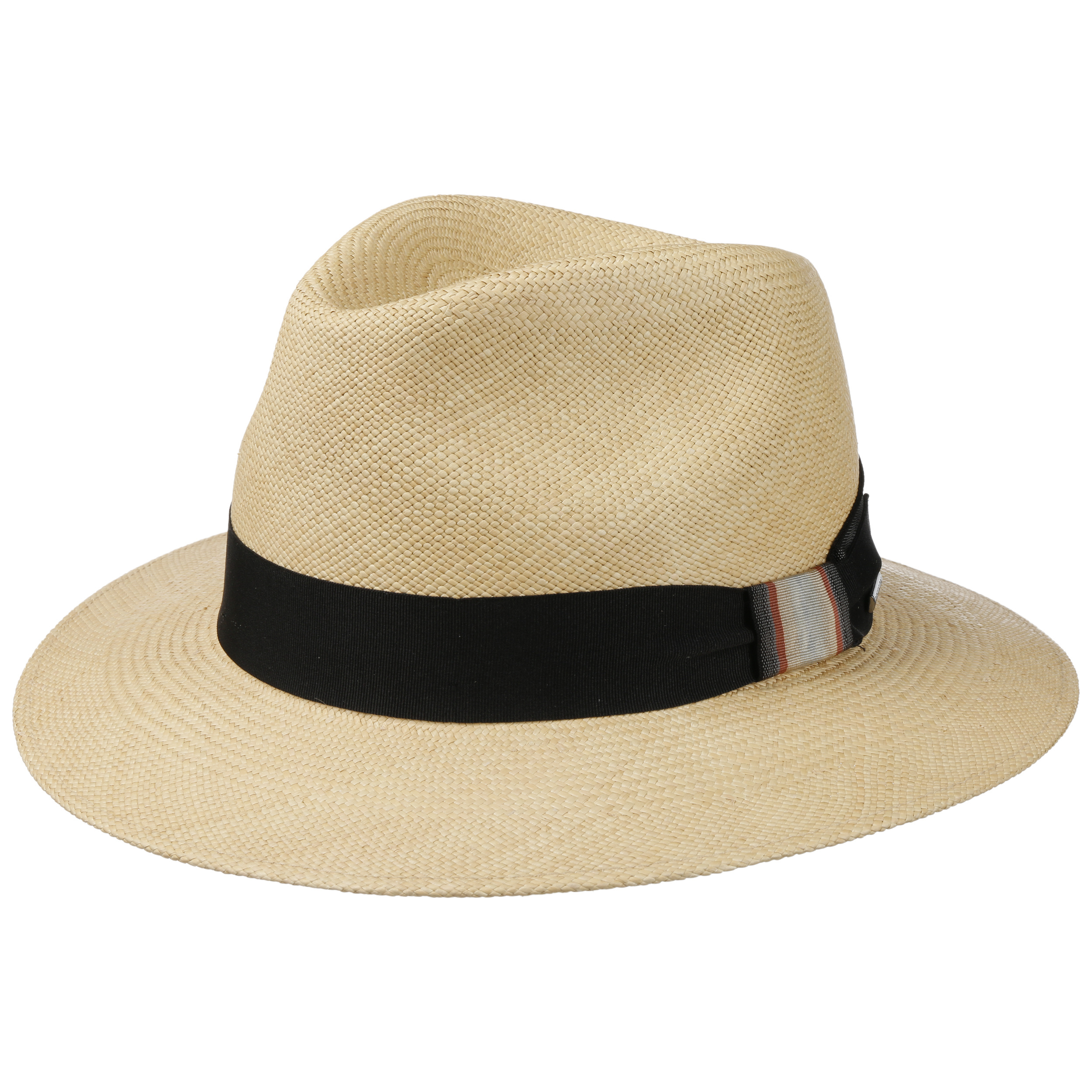 Chapeau Panama Mayser – Paille Naturelle – Protection UV 80+ – Bord 6,8 Cm – Idéal été, Voyage, Style Fedora