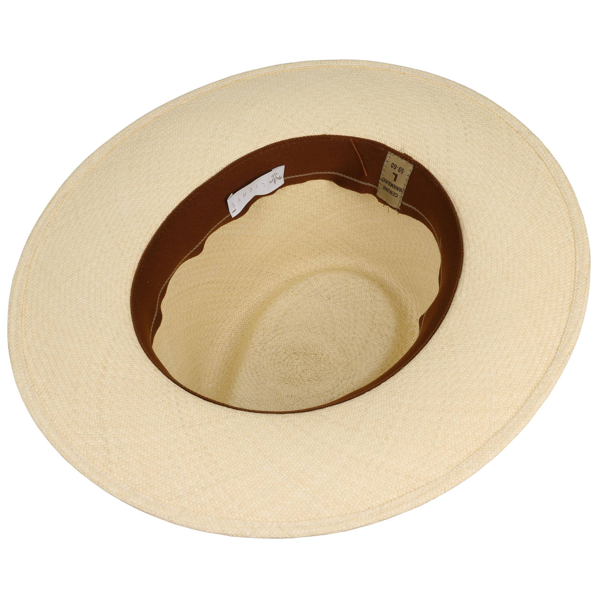 Chapeau Panama Montecristi Homme - Taille 55, Couleur Ivoire, Paille, Neuf Sans étiquette