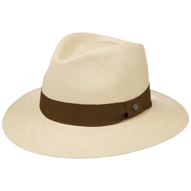 Chapeau Panama Mayser Milz – Tour De Tête 55 Cm, Paille Brune – Occasion éco-responsable