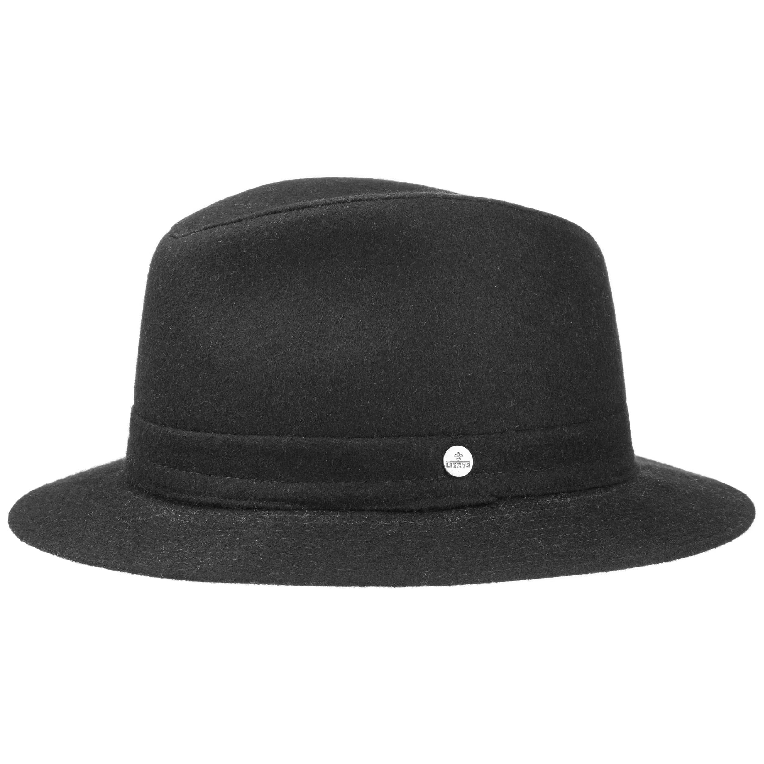Chapeau Pork Pie En Feutre De Laine - Made In Italy, Doublure Polyester, Unisexe - Classique Et Tendance