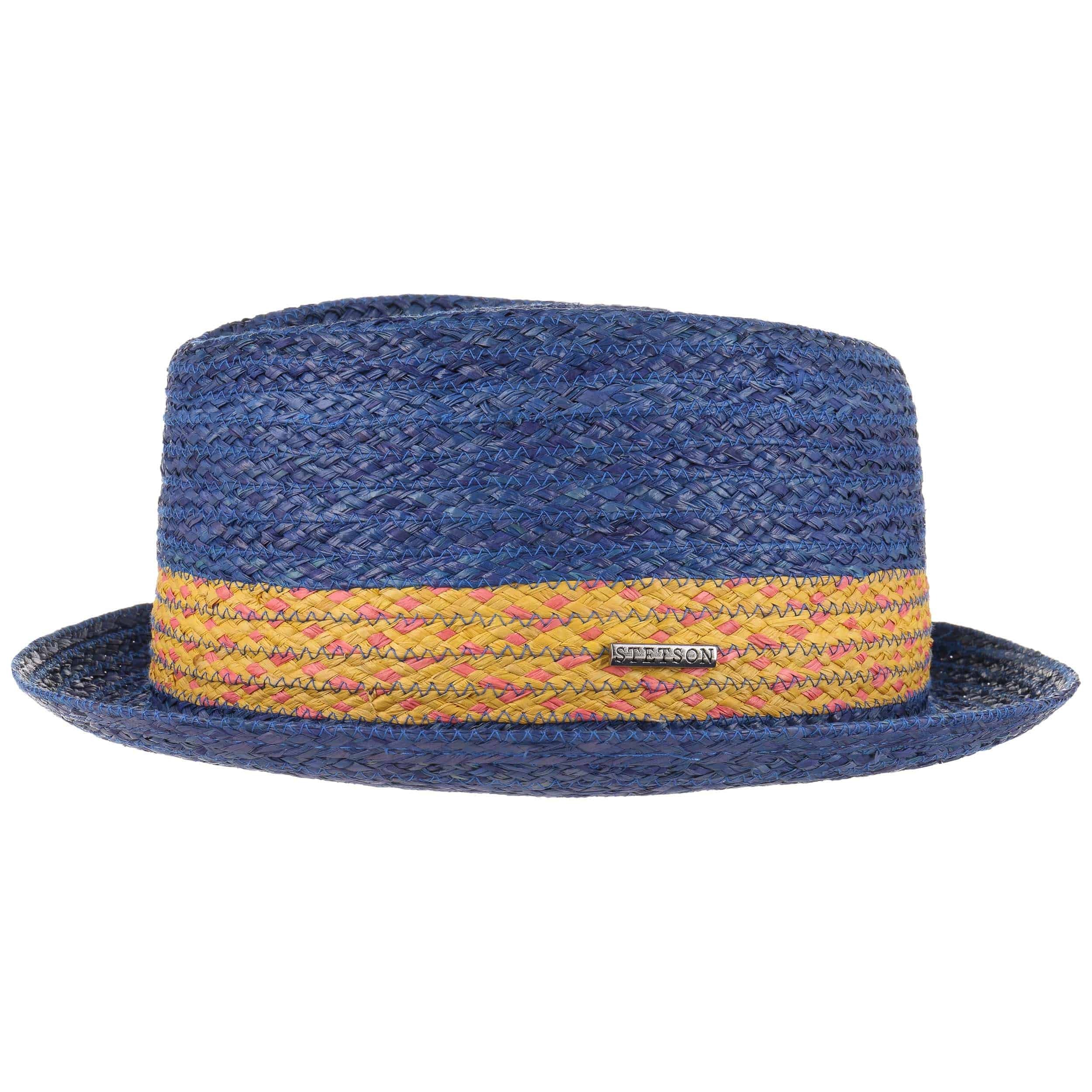 Chapeau Stetson Homme Stetson Chapeau En Laine Baxter Pork Pie Femme/Homme - Outdoor De Feutre Pluie Avec Bandeau Cuir Hiver Automne-Hiver - XL (60-61 Cm) Noir Chapeau Traveller Stetson