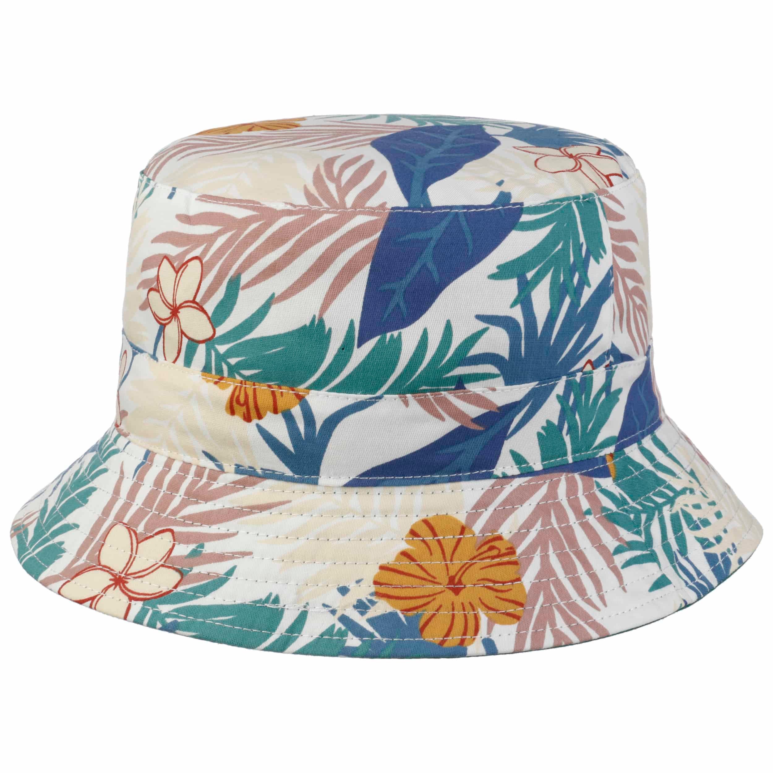 Chapeau Seau Réversible Taille S – Motif Poisson, 100% Coton, Bleu, Pour Enfant