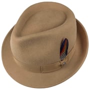 Chapeau Stetson Richmond En Laine - Taille XL, Noir, Occasion Très Bon état