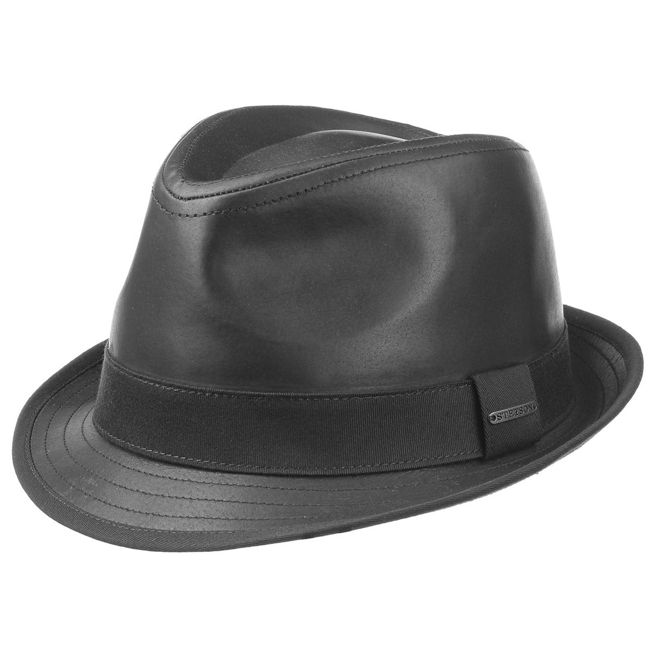 Chapeau Trilby Citrus en Cuir by 