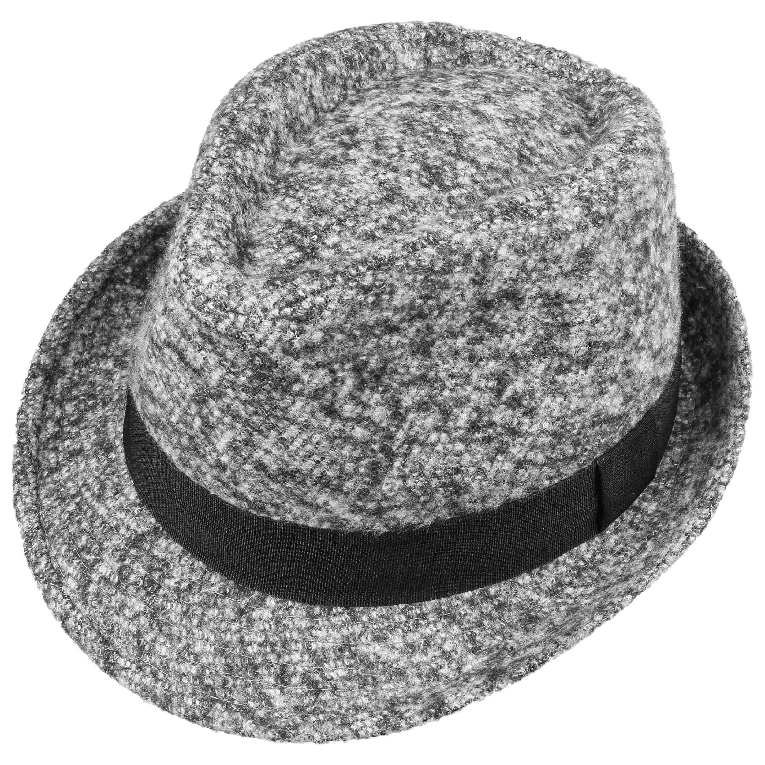 Chapeau Fedora Kangol Heritage - Taille S, Gris Mélange Laine, Style Trilby, Occasion