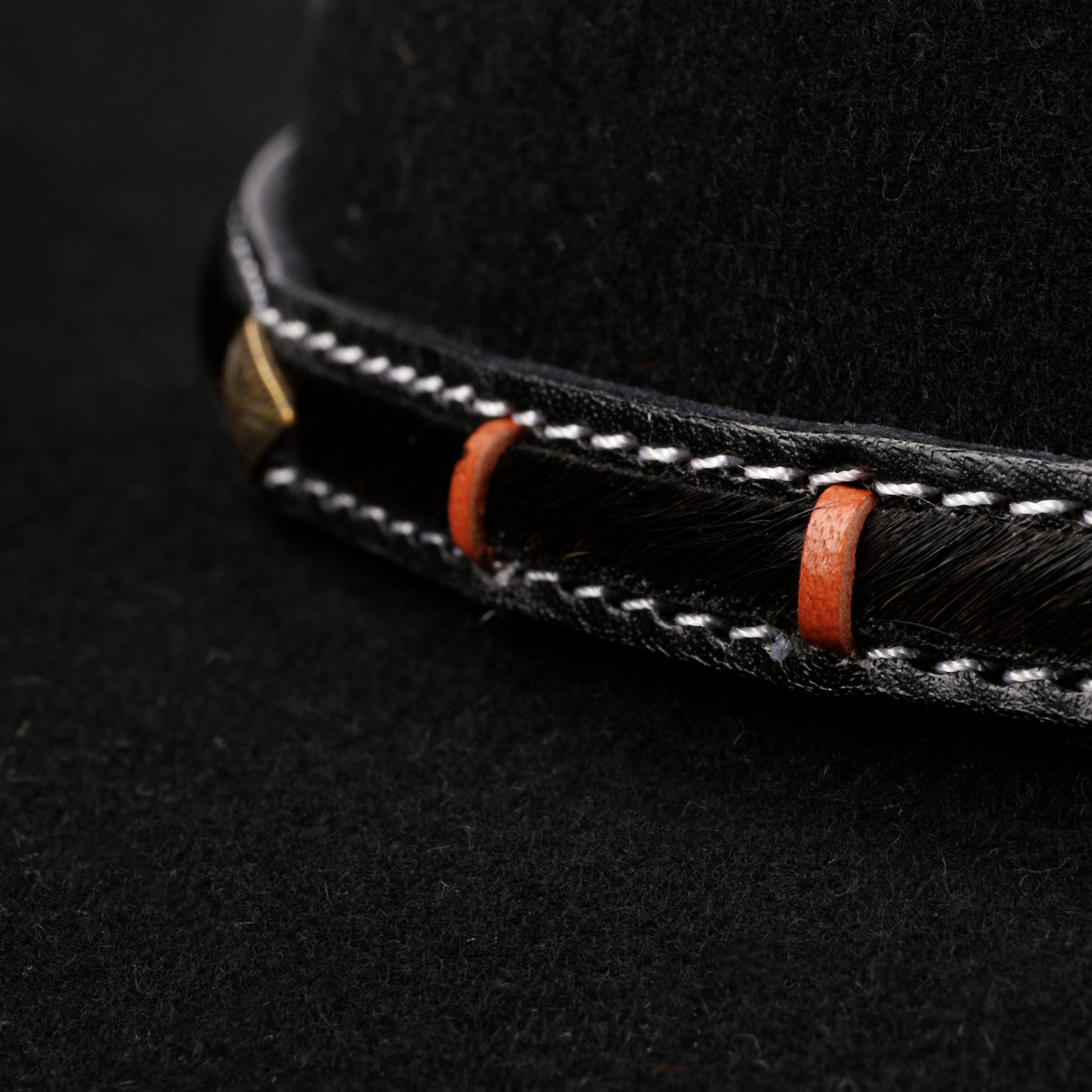 Chapeau Cowboy Resistol 3X – Noir – Taille 7 1/8 – Occasion En Bon état