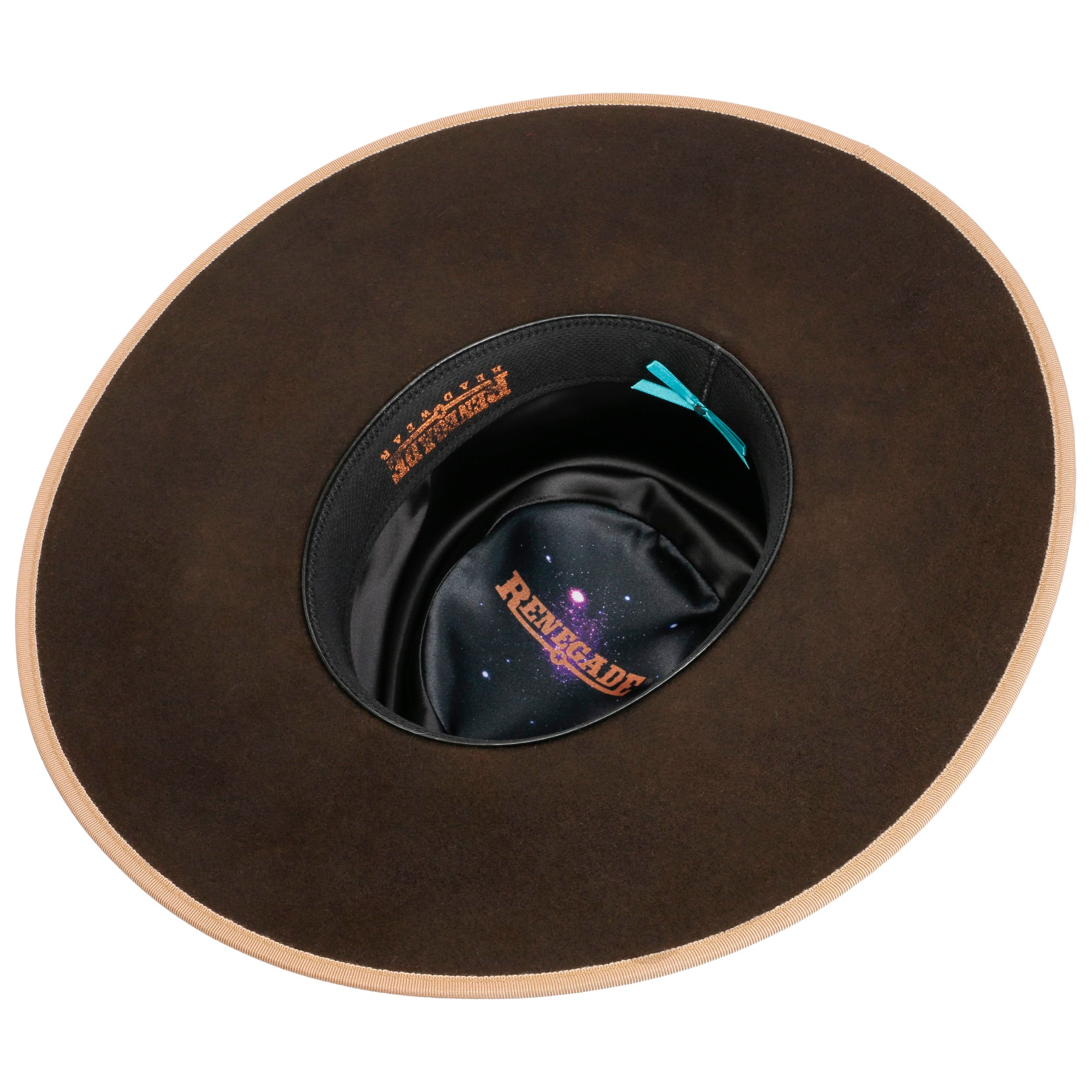 Vintage 90s Bailey Cowboy Black Hat Rodeo Western 6 7/8 Ranch Yellowstone Belt H