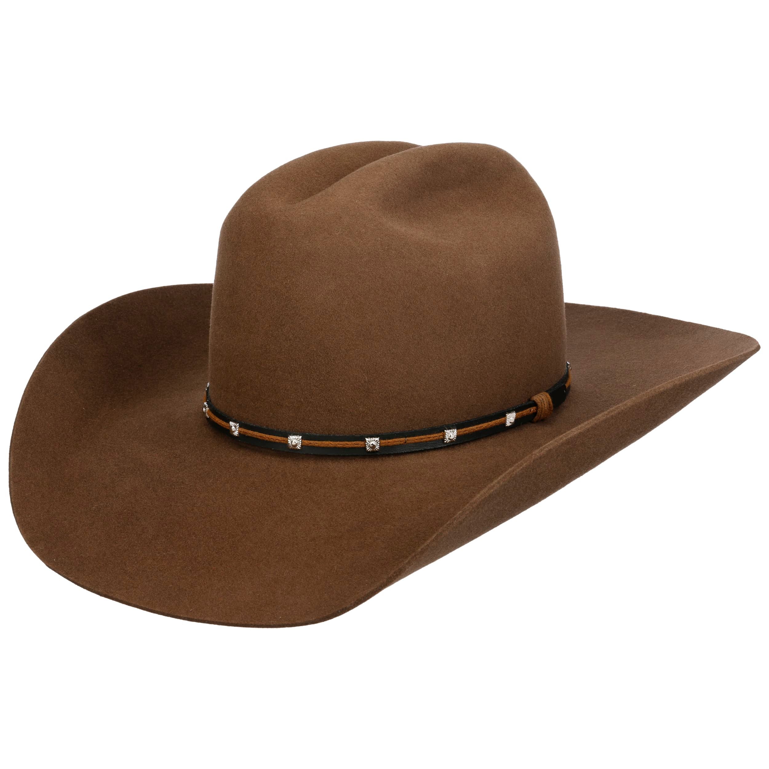 BAILEY VINTAGE COWBOY / WESTERN STRAW U-ROLLIT HAT Size 7 1/8 BY TOM FERGERSON