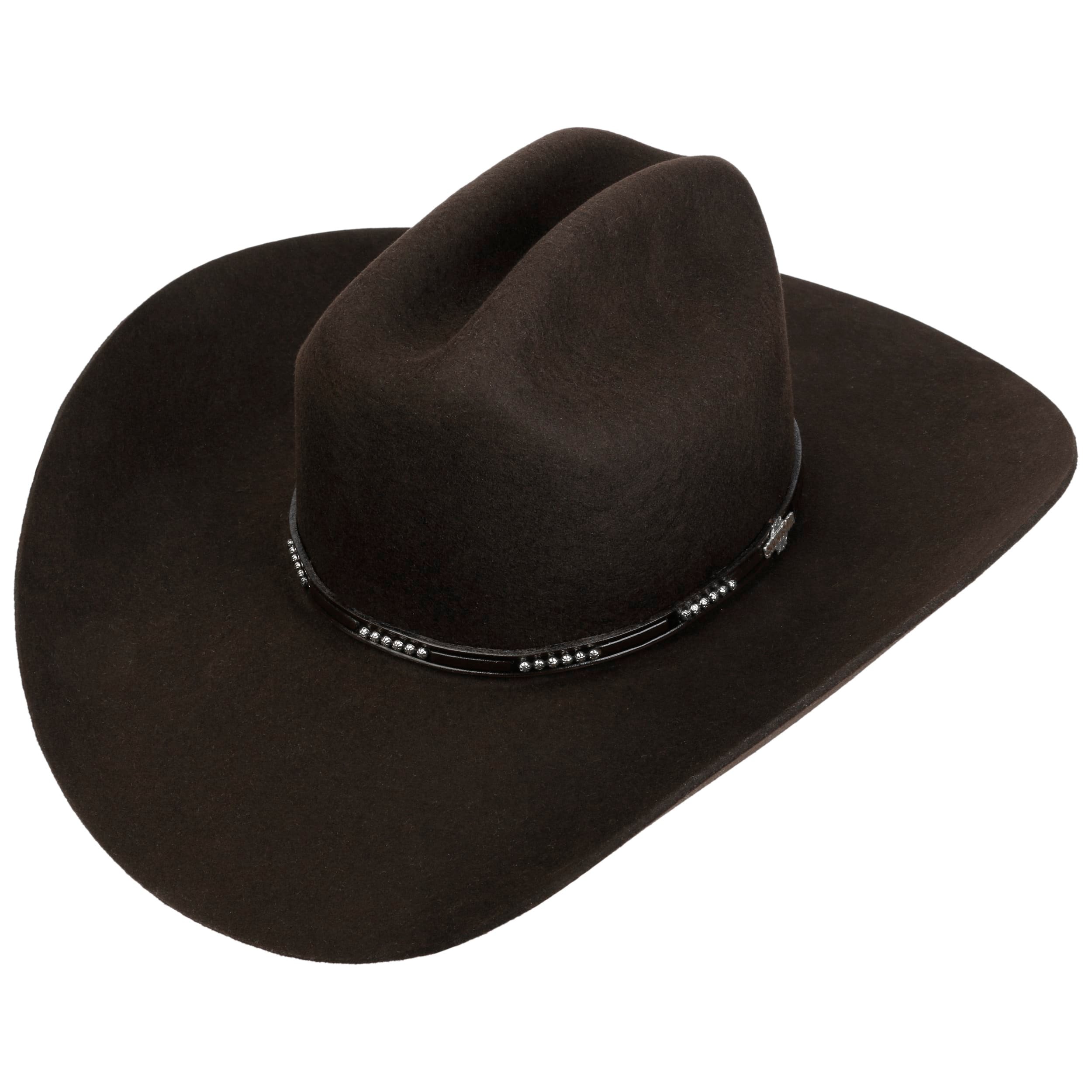 Chapeau de cowboy noir à bord large | Le joueur Chapeau de cowboy noir à bord large | Le joueur
