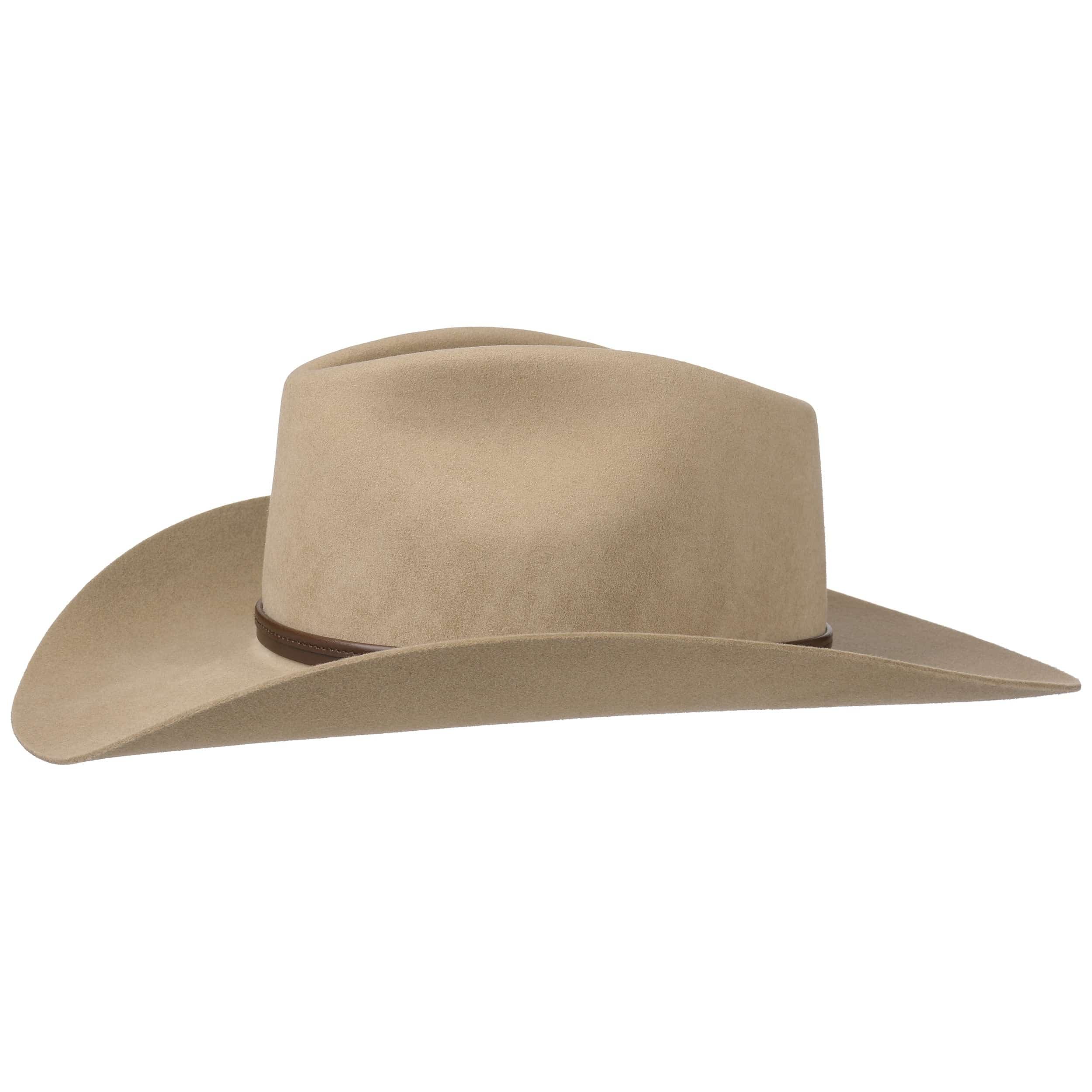 Stetson Seneca 4X Cappello Da Cowboy In Feltro Di Pelo, Unisex, Con Fascia In Pelle, Made In USA, Per Autunno E Inverno