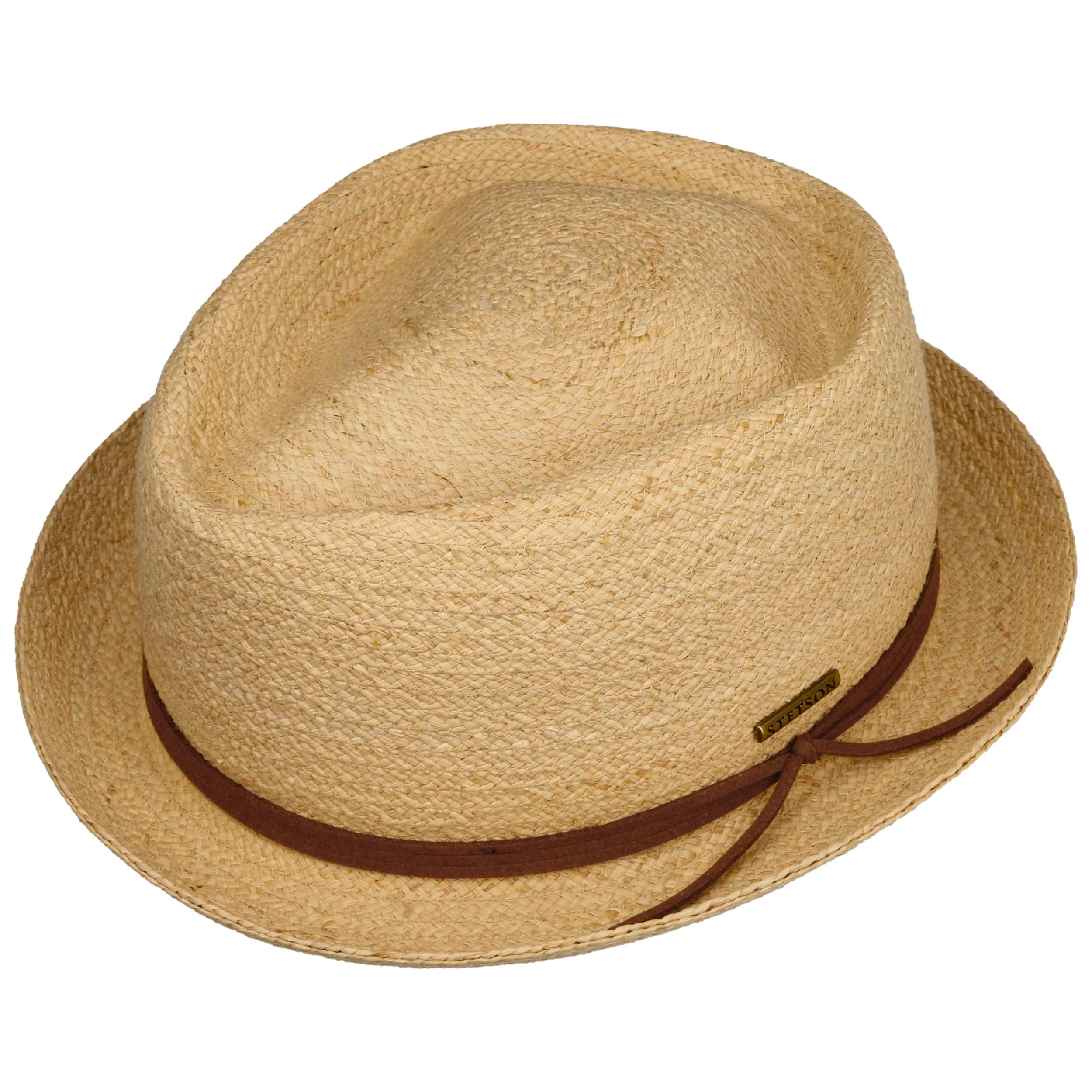 Silver Canyon Chapeau de soleil d'été en paille raphia Style