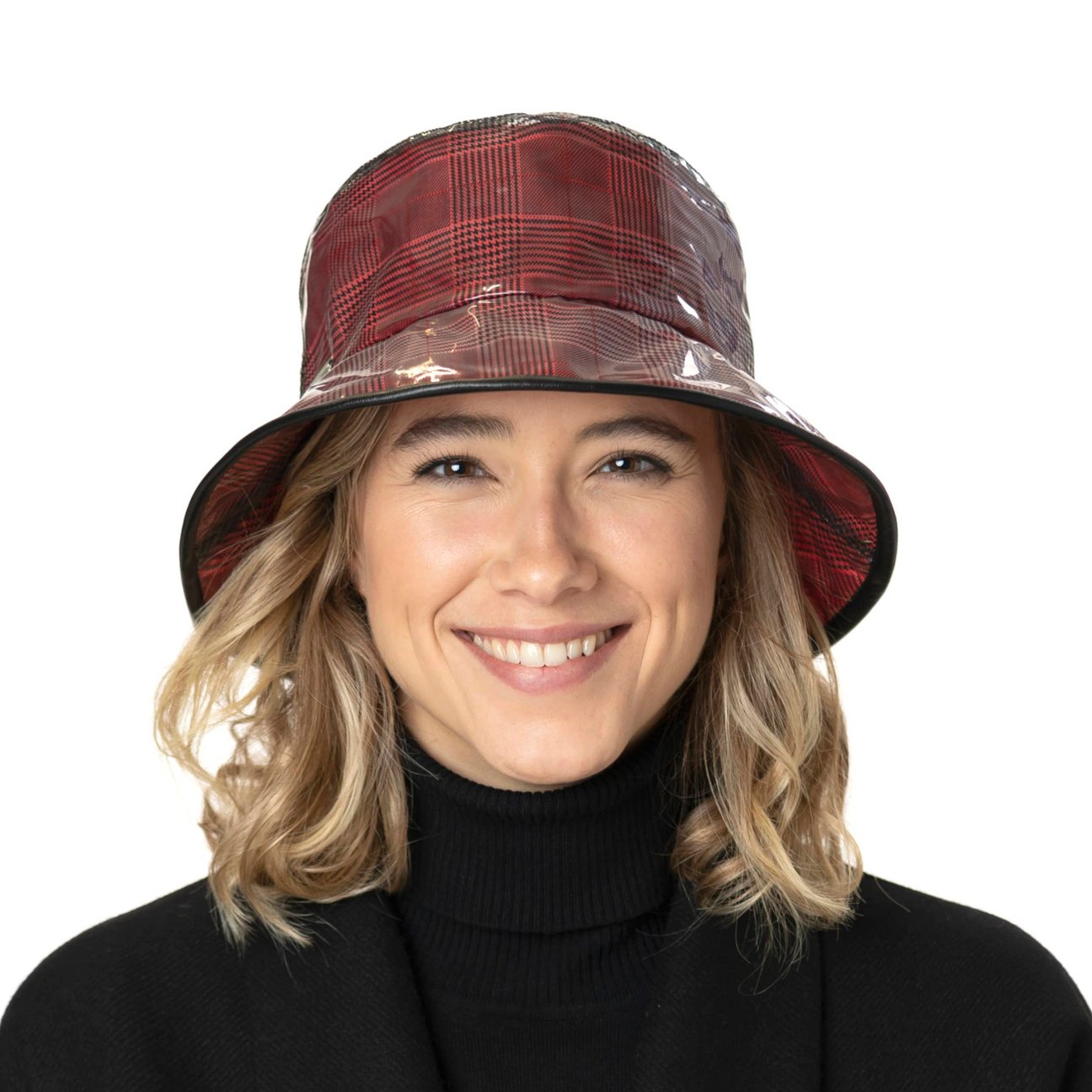 Chapeau Bucket Femme Seeberger - Imperméable, Doublure Coton, Taille Unique (55-58 Cm) - Pour La Pluie, été, Printemps - 4