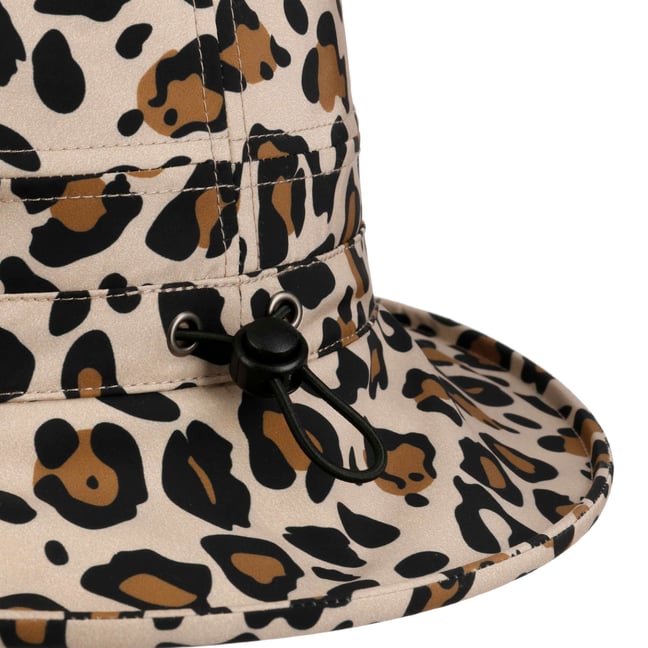 Chapeau De Peintre Imprimé Léopard – Tendance Festival, Réglable, Avec Boucles En Cuir – Pour Femme