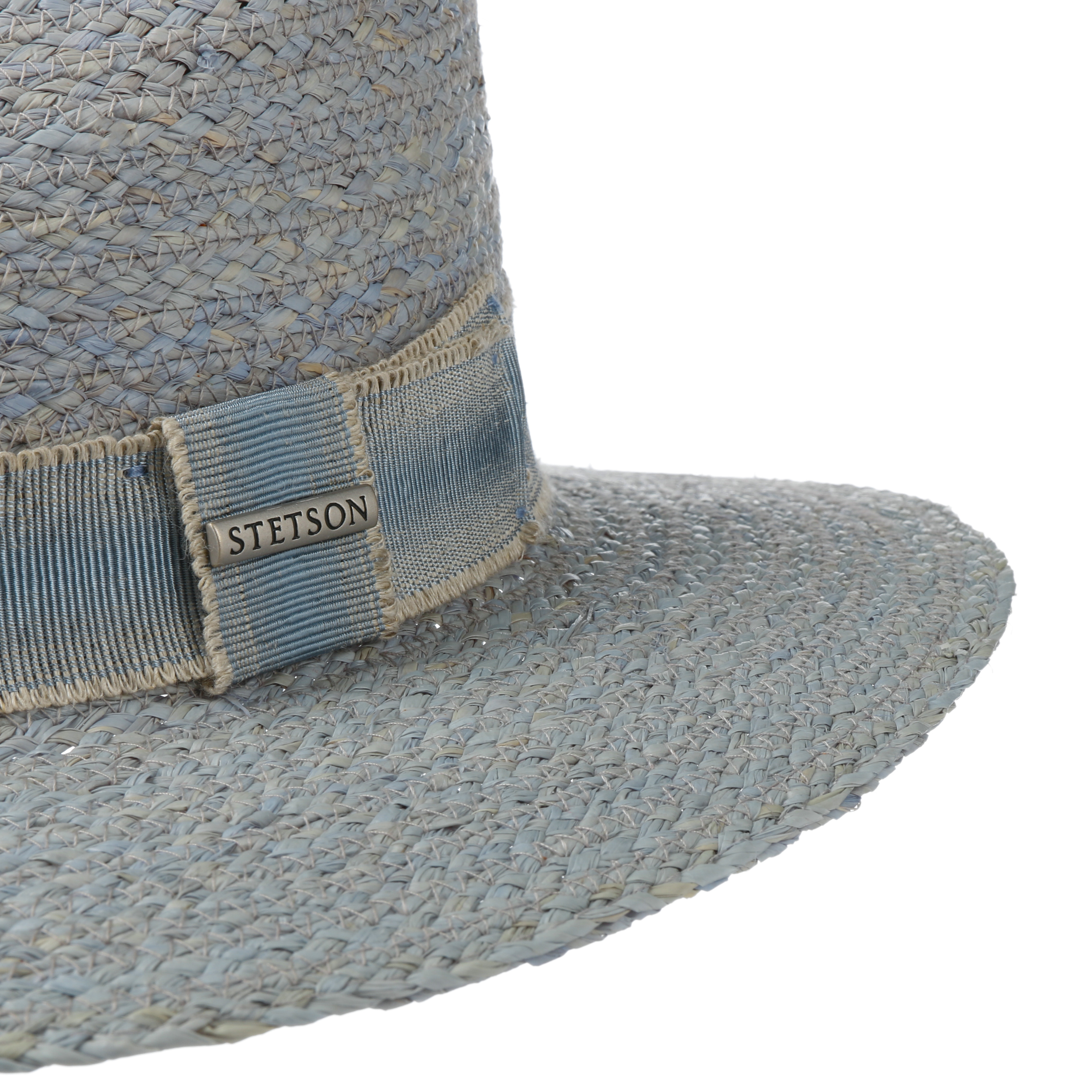 Traveller Stetson Prix Chapeau Stetson En Paille Raphia - Bandeau Cuir - Style Voyageur - Été Chapeau Bandeau Cuir