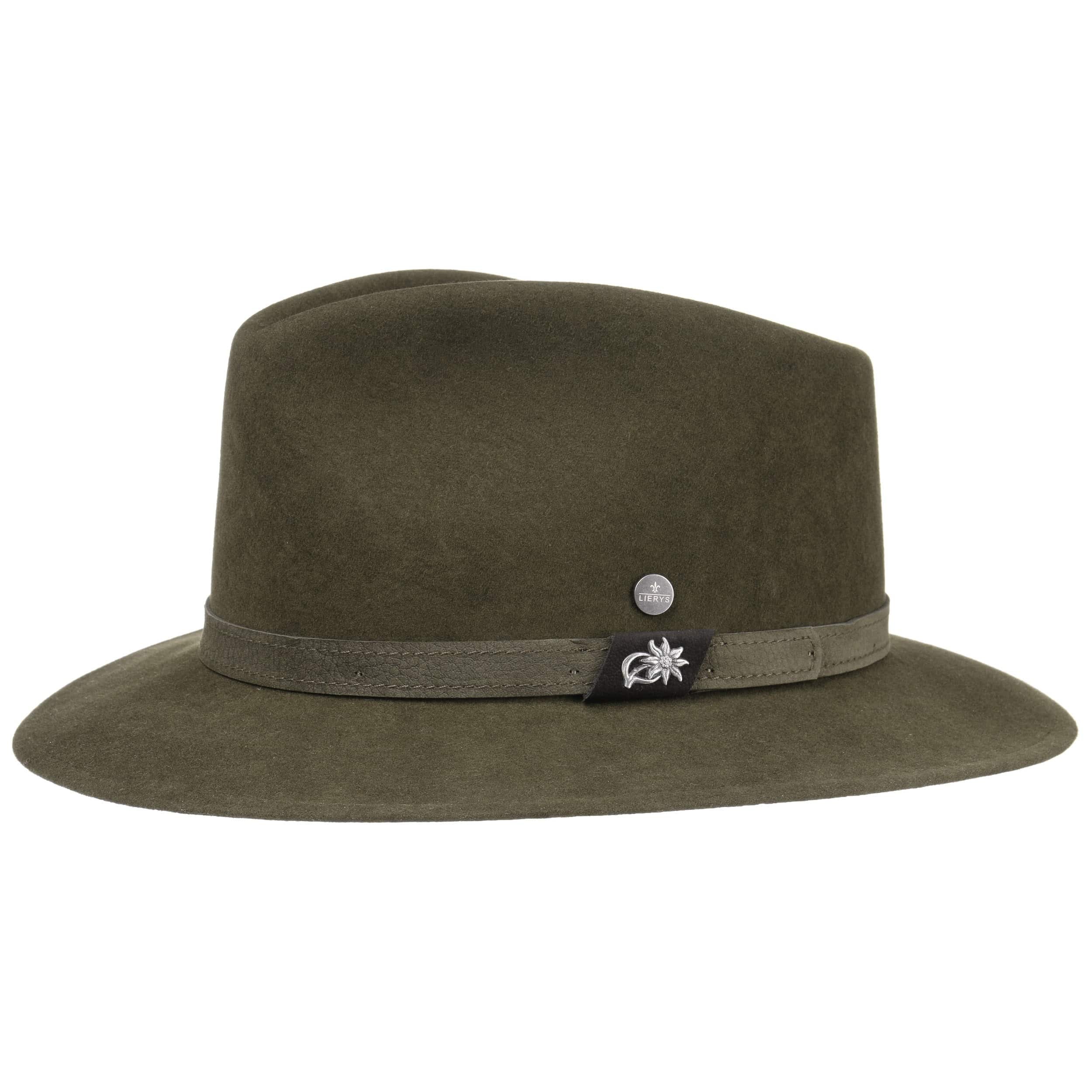 Chapeau Bogart Homme En Feutre De Laine - Made In Italy, Ruban Contrasté, élégant Automne-hiver