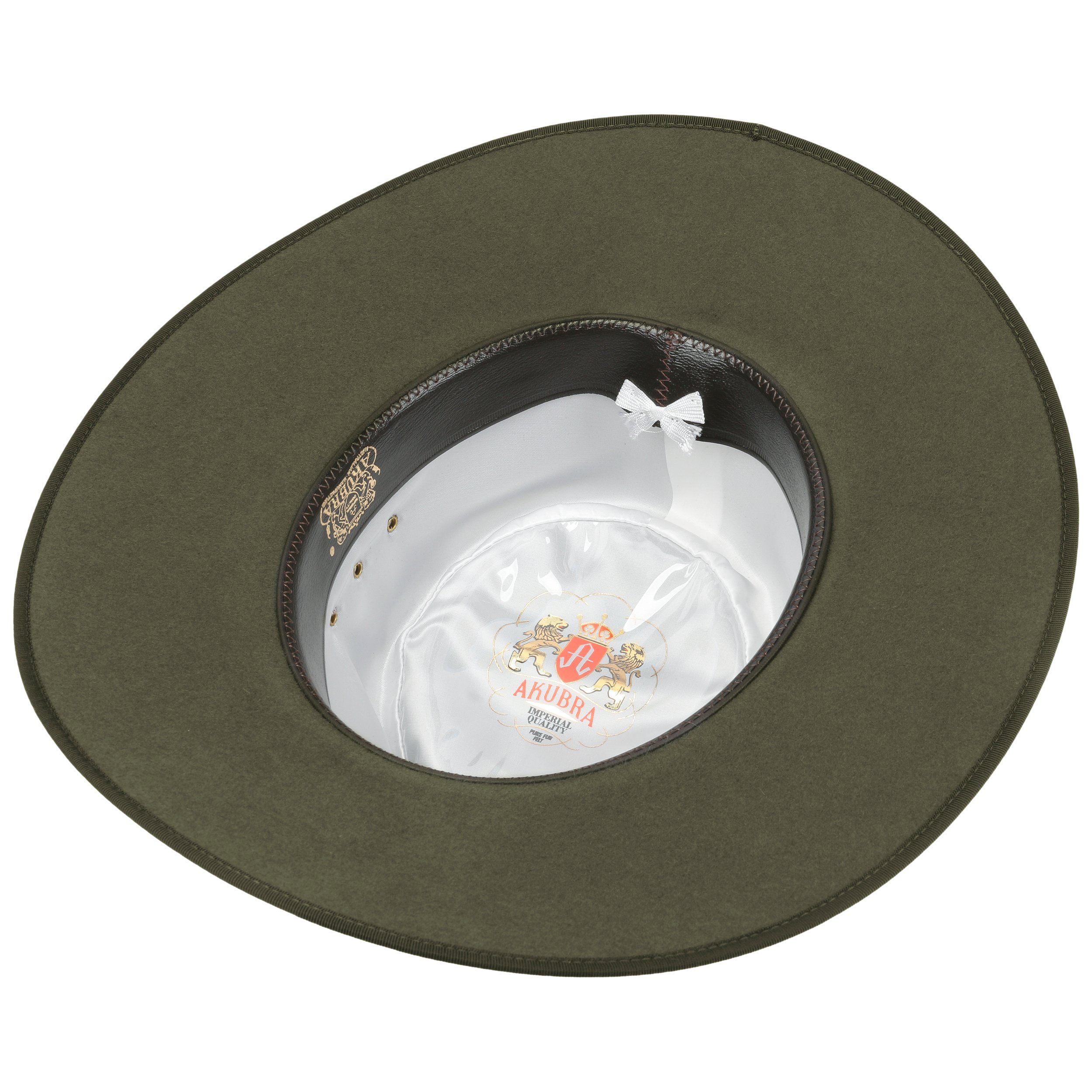 Chapeau Akubra Campdraf T 56 - Feutre Poil De Lapin Loden Gris - Fabriqué En Australie, Neuf Sans étiquette