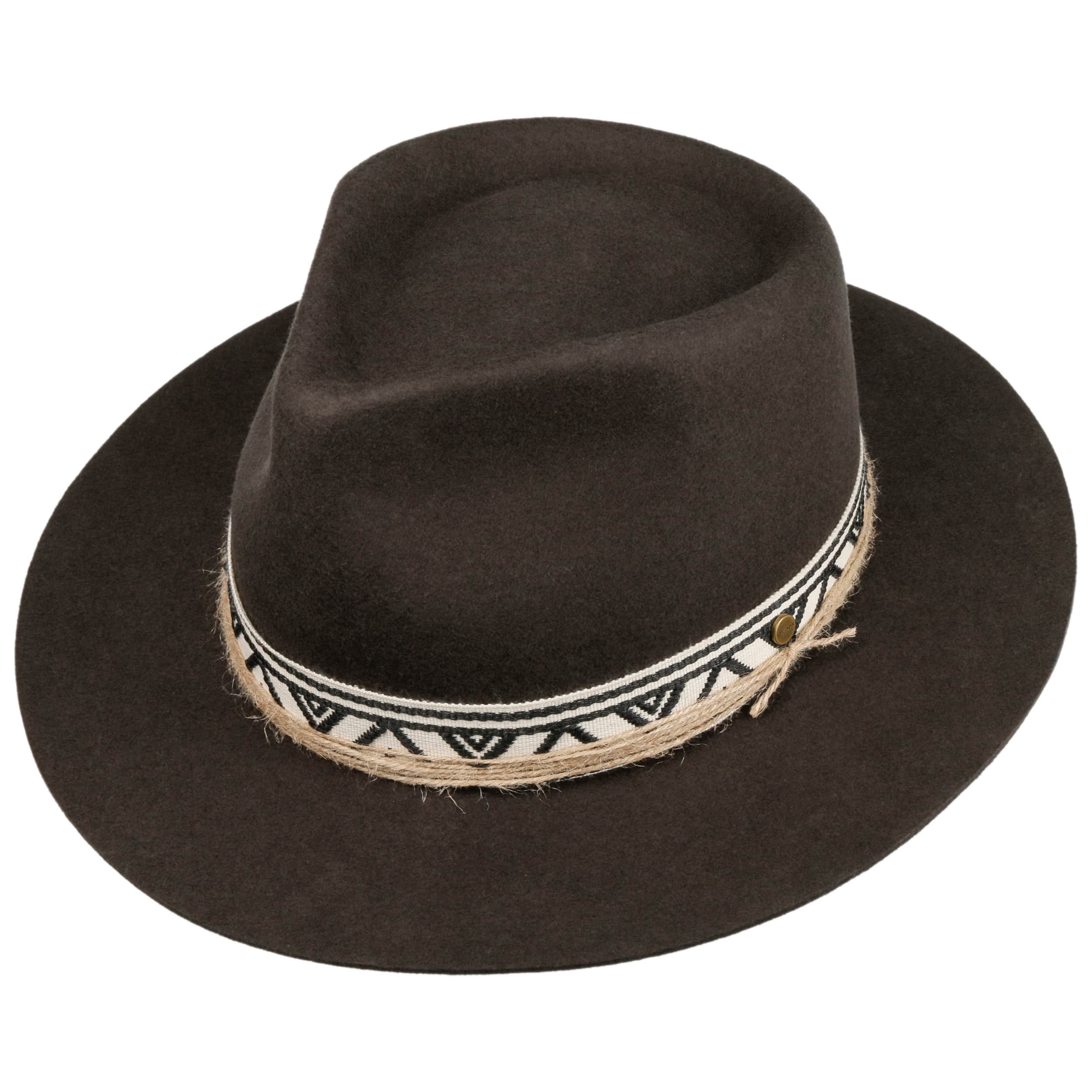 Stetson Edmore Player – Chapeau En Feutre De Laine Avec Ruban, Look Bogart, Pour L'automne-hiver