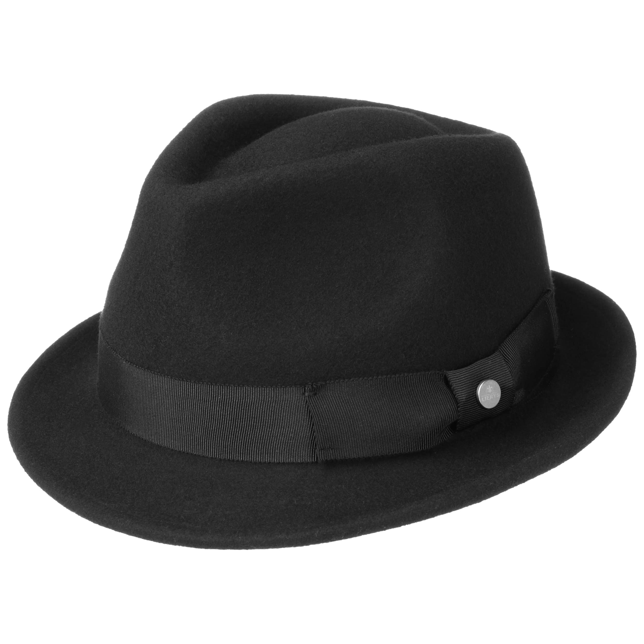 Chapeau Trilby Fedora En Laine 100% Feutre, Unisexe, écrasable Et Emballable - Marque Novella Hats