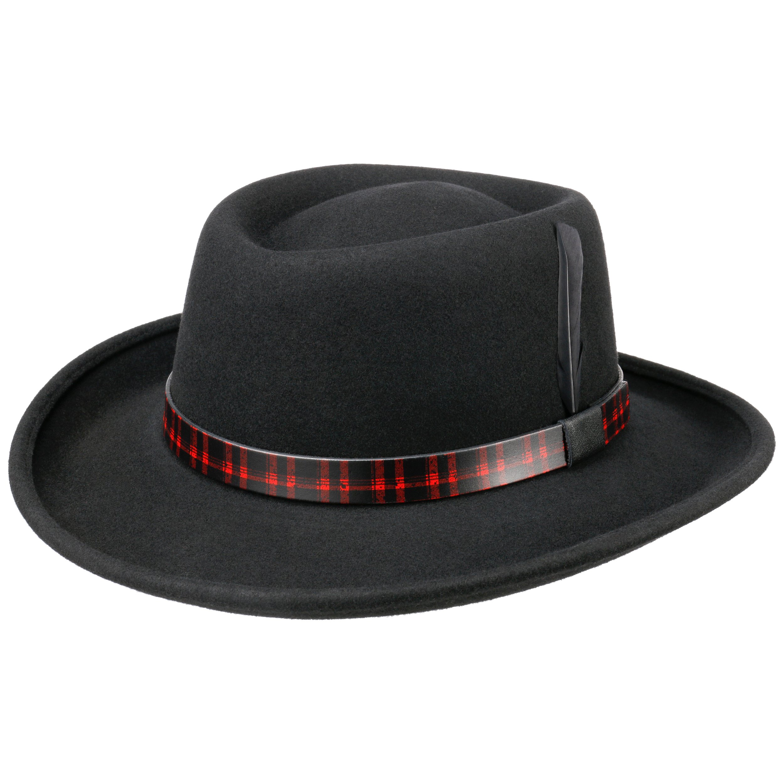 Chapeau Stetson Gambler En Feutre De Laine - Imperméable, Bandeau Cuir, Pour Homme, Style Outdoor Automne-hiver