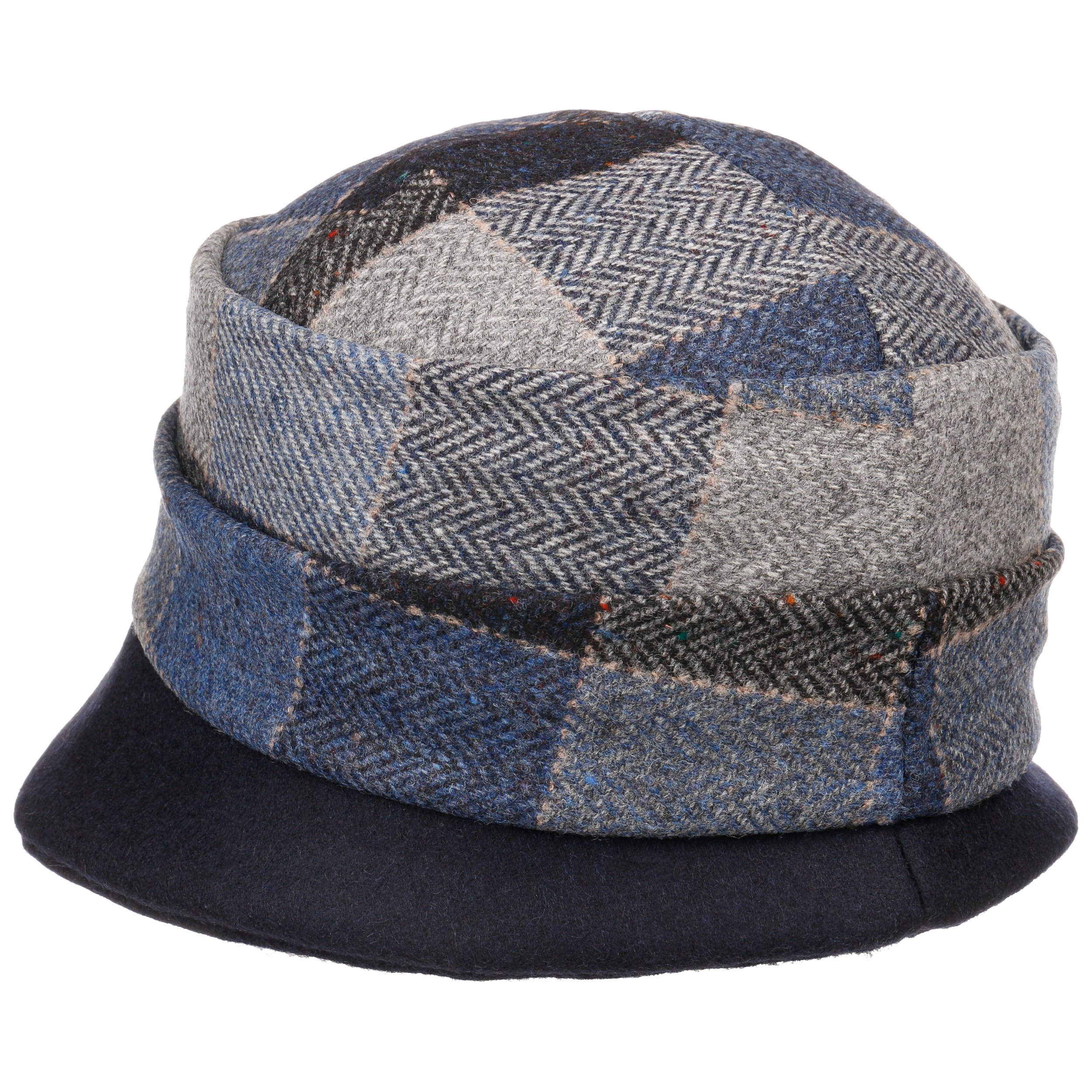 Chapeau Cloche En Laine Pour Femme - Fabriqué En Italie, Avec Visière - Taille Unique, Pour L'automne Et L'hiver - 7