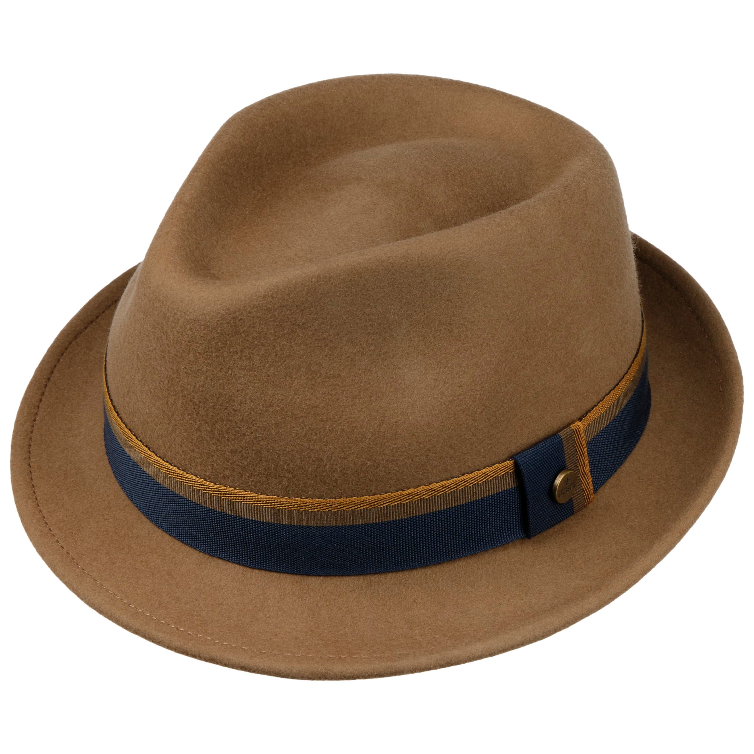 Chapeau Stetson Traveller en laine Lescott 2598142-68 marron