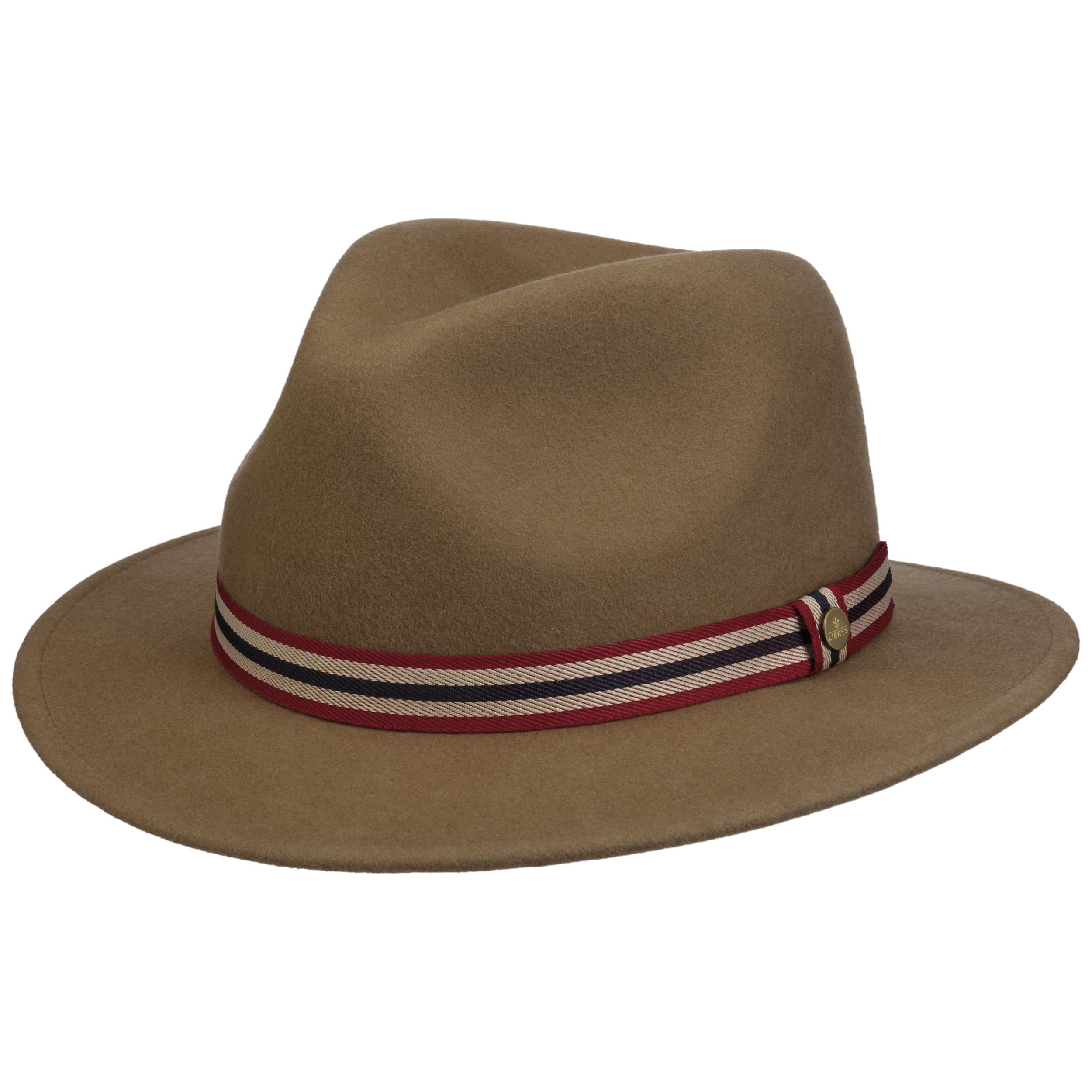 Lierys Chapeau En Laine Bertonico Player Femme/Homme Made In Italy Avec