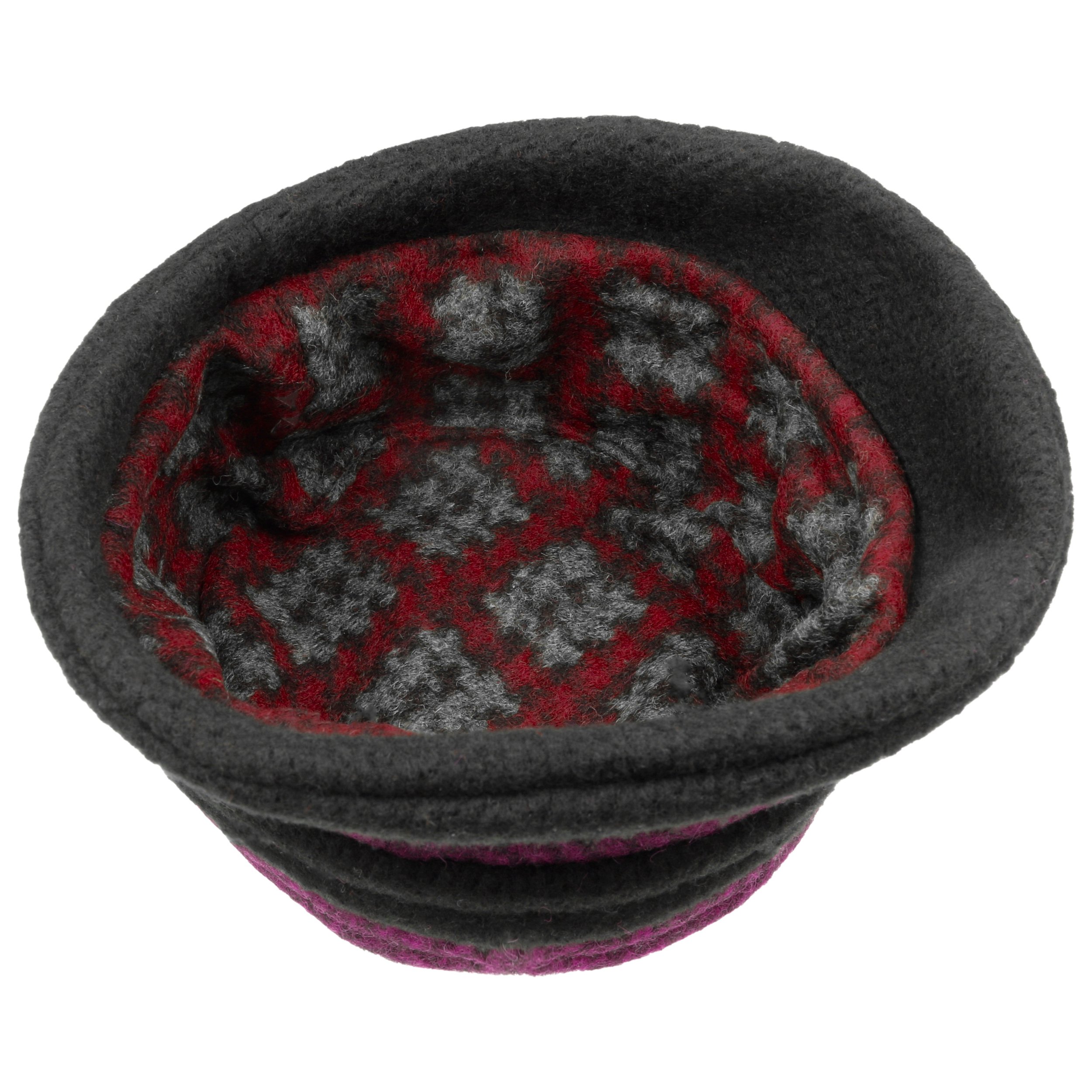 Chapeau Cloche En Laine Pour Femme - Fabriqué En Italie, Avec Visière - Taille Unique, Pour L'automne Et L'hiver - 3