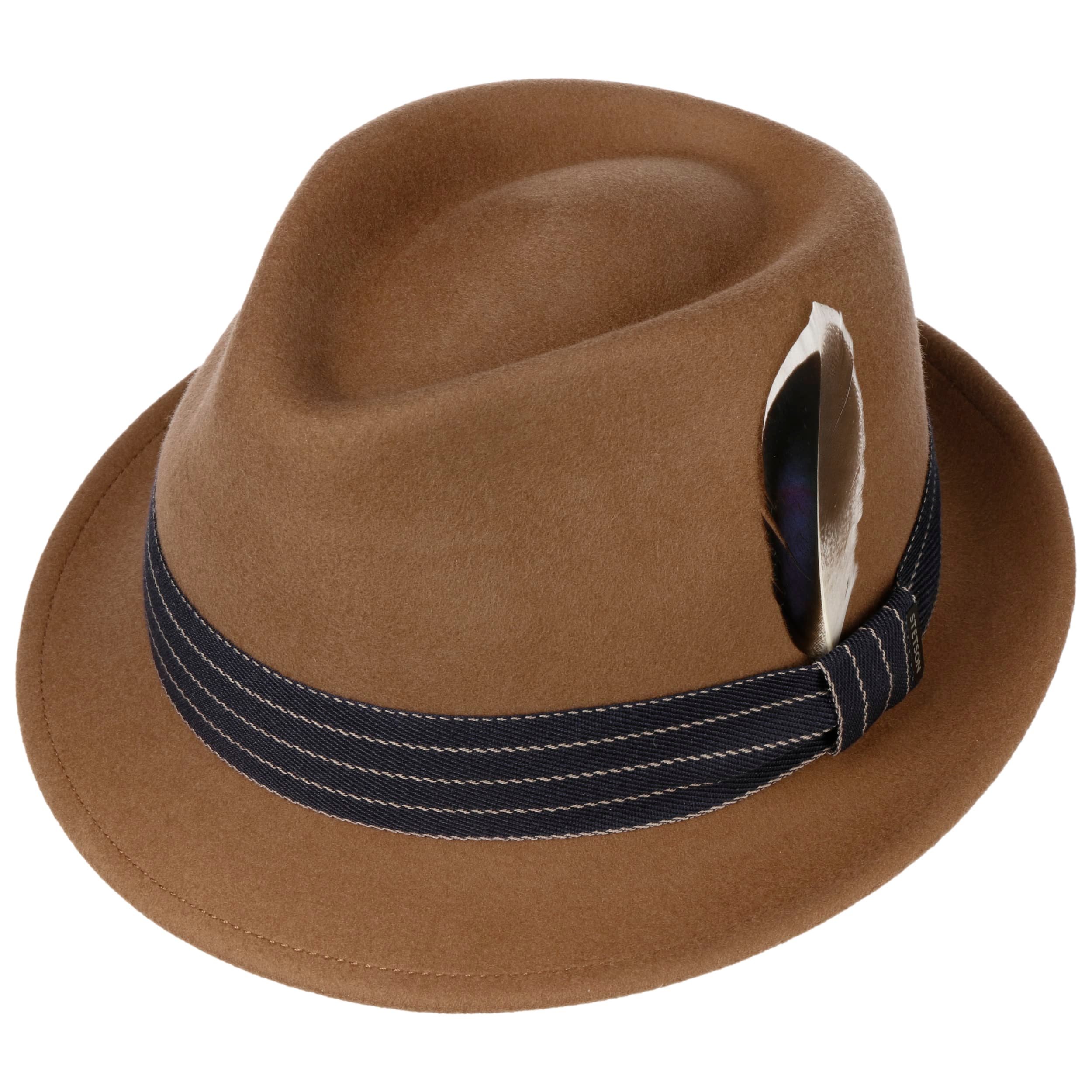 Chapeau Stetson Norborne Trilby Laine - Homme Femme Outdoor Hiver Automne Hydrofuge