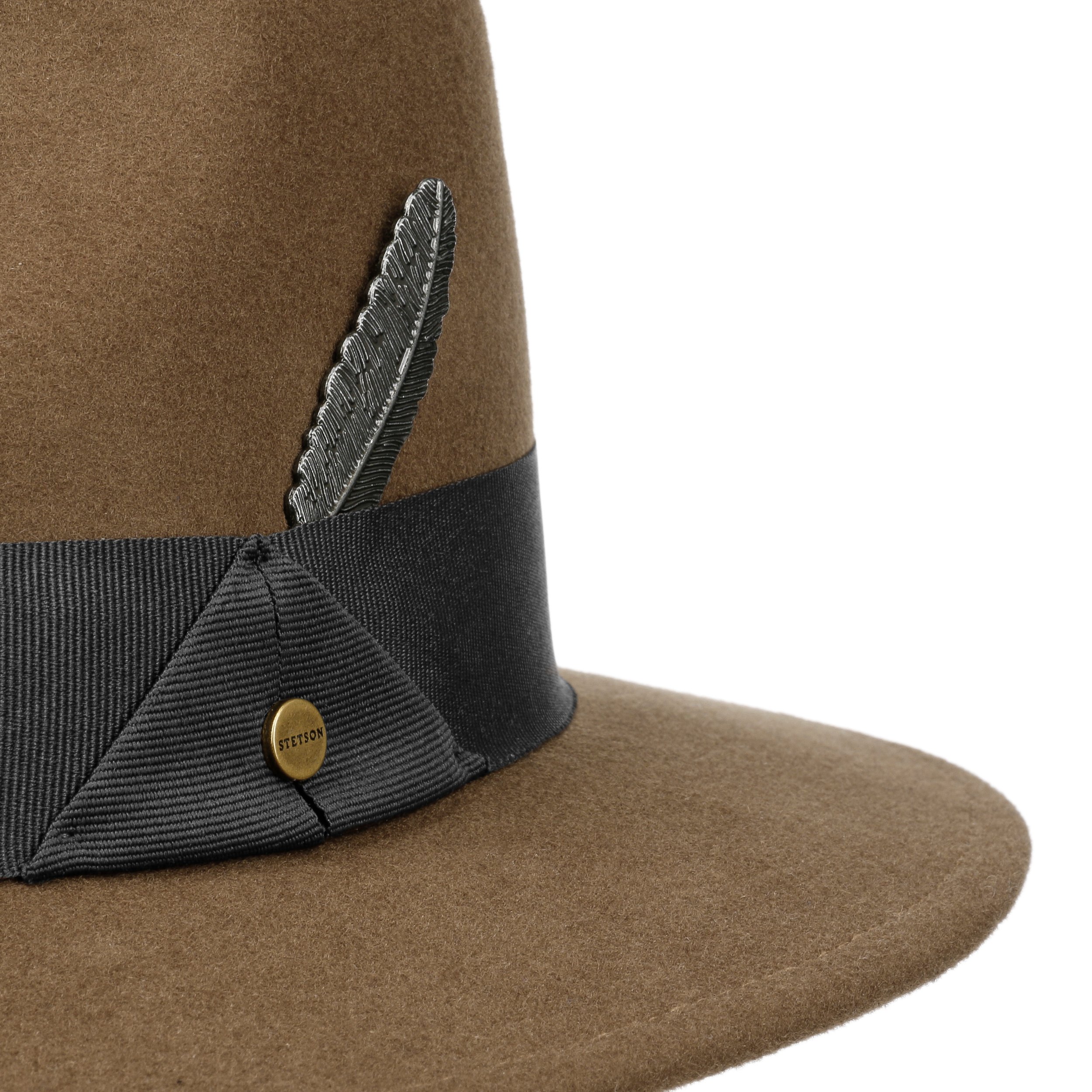 Chapeau Stetson Vencaster En Laine Feutrée - Homme/Femme - Hydrofuge - Bord 7 Cm - Classique Outdoor