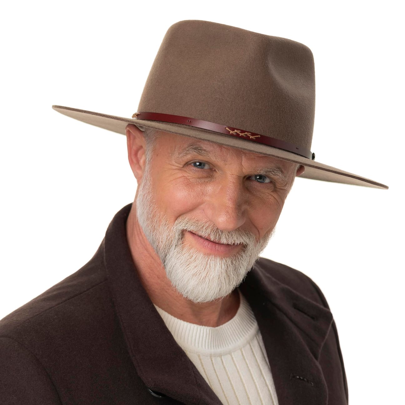 Silver Canyon - Chapeau western en feutre de laine pour homme - Imperméable et écrasable, Noir