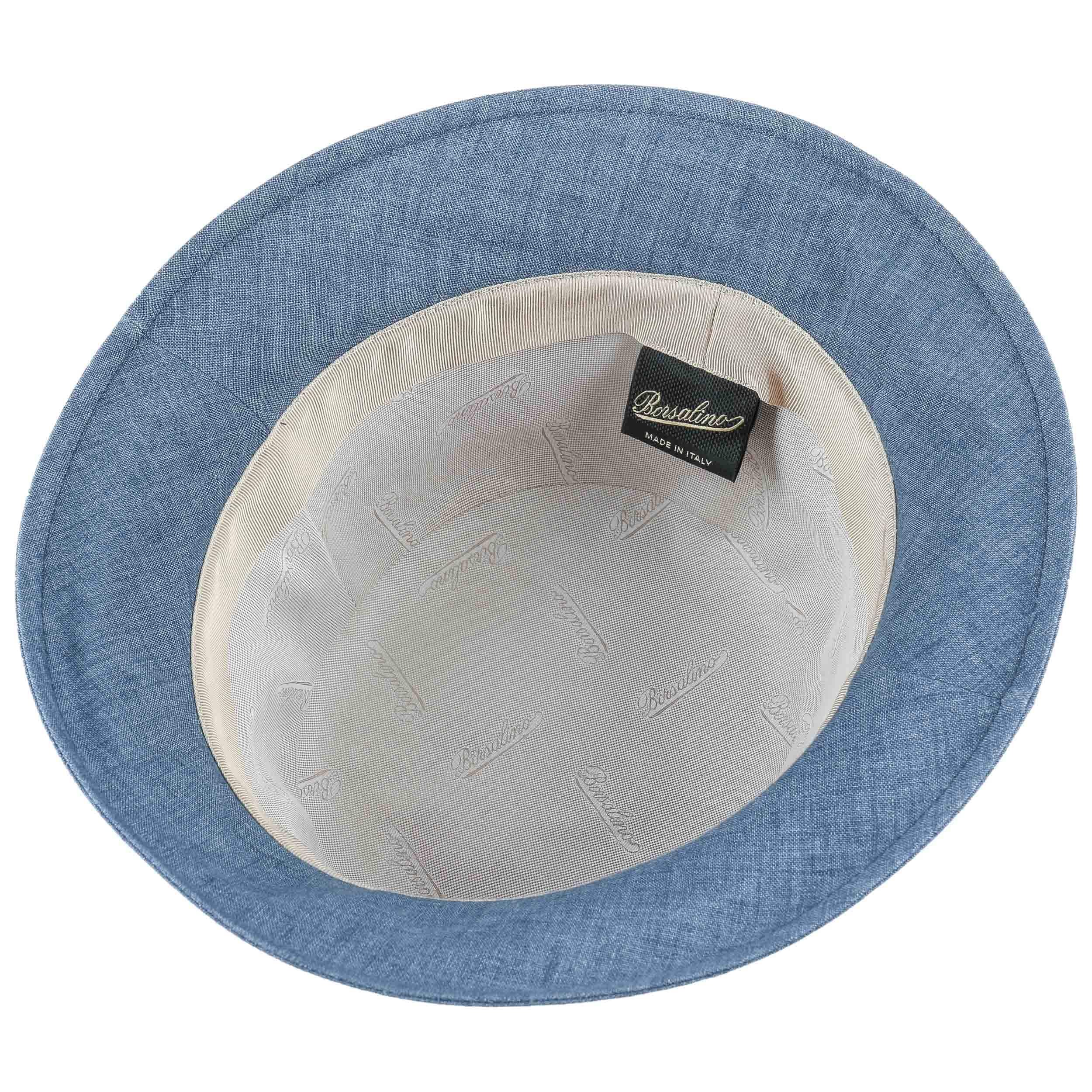 Chapeau Laine Feutre Bossalino – Bleu Marine – Taille 56 – Fait Main Italie