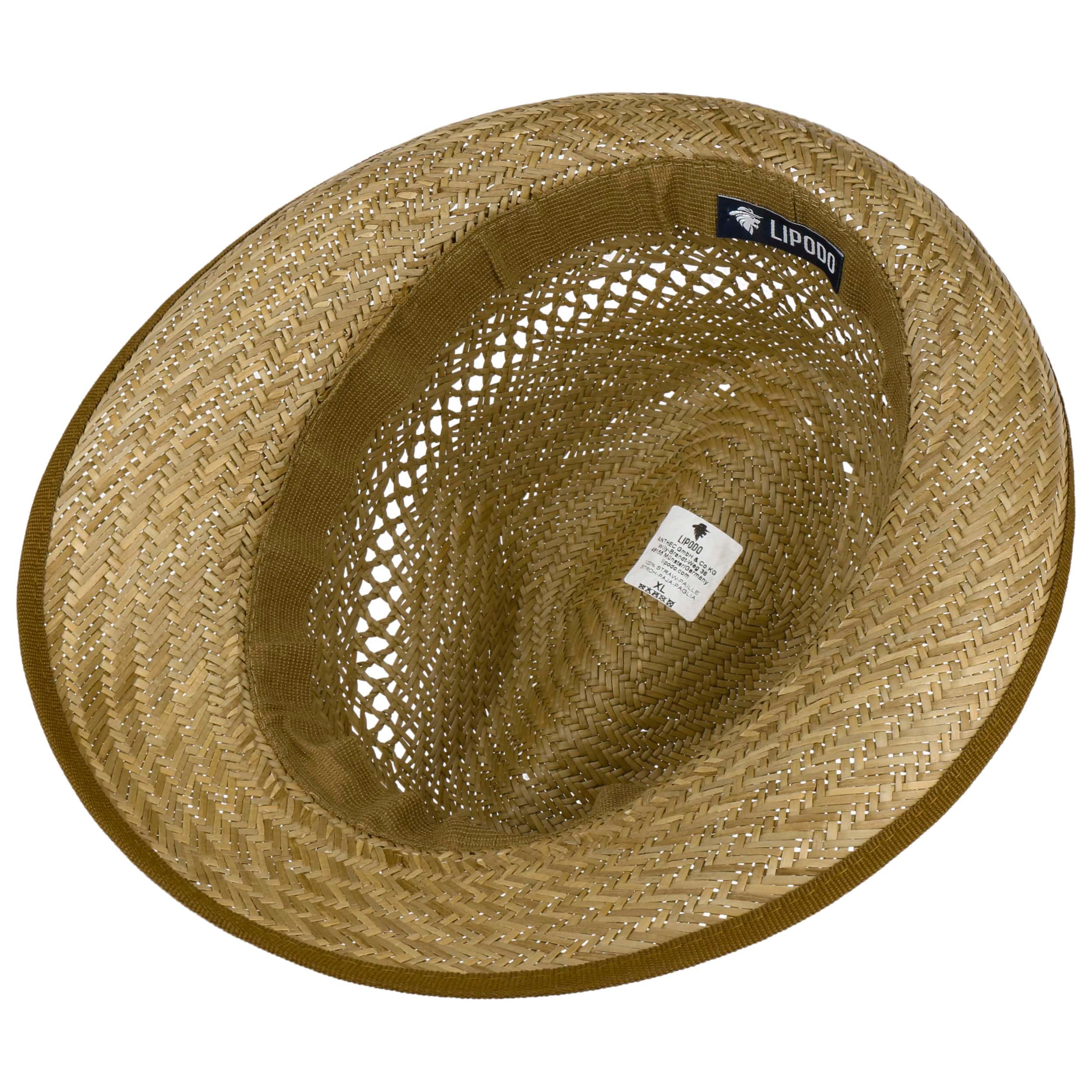 Chapeau De Paille Enfant Dentelle Blanc - Casquettes Bonnets