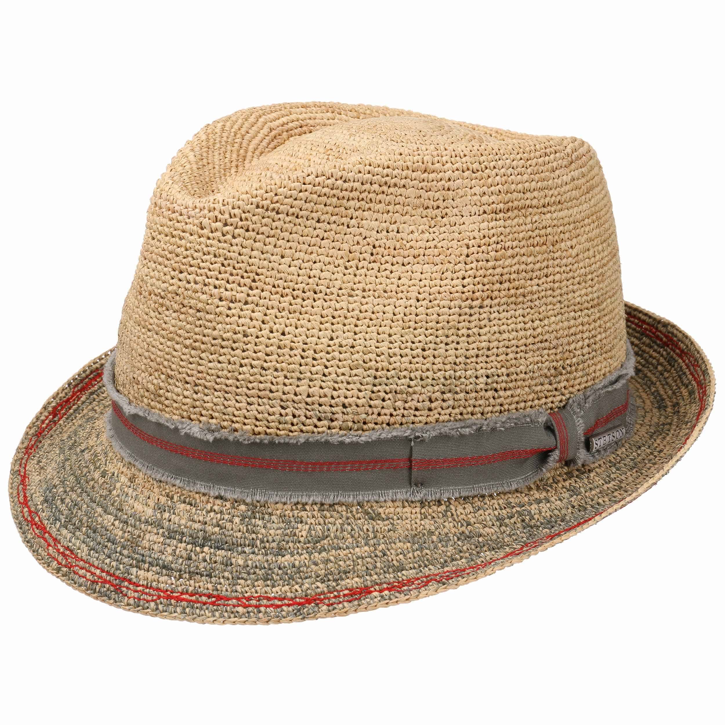 Chapeau Stetson Licano Toyo Trilby Beige XL (60-61 Cm) - Protection UV 40+