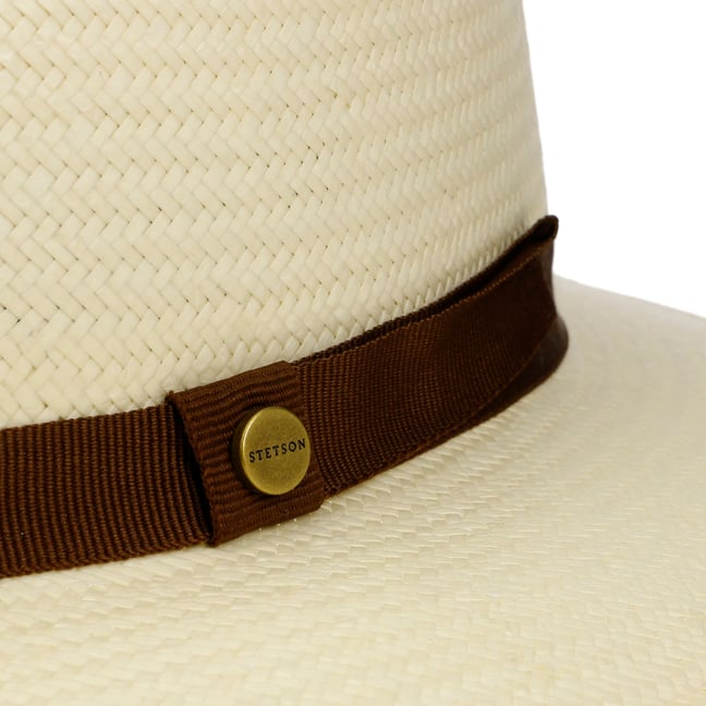 Chapeau De Paille Stetson Ovale 10x - Taille 7 1/2 - Neuf Avec étiquettes - Pour Homme