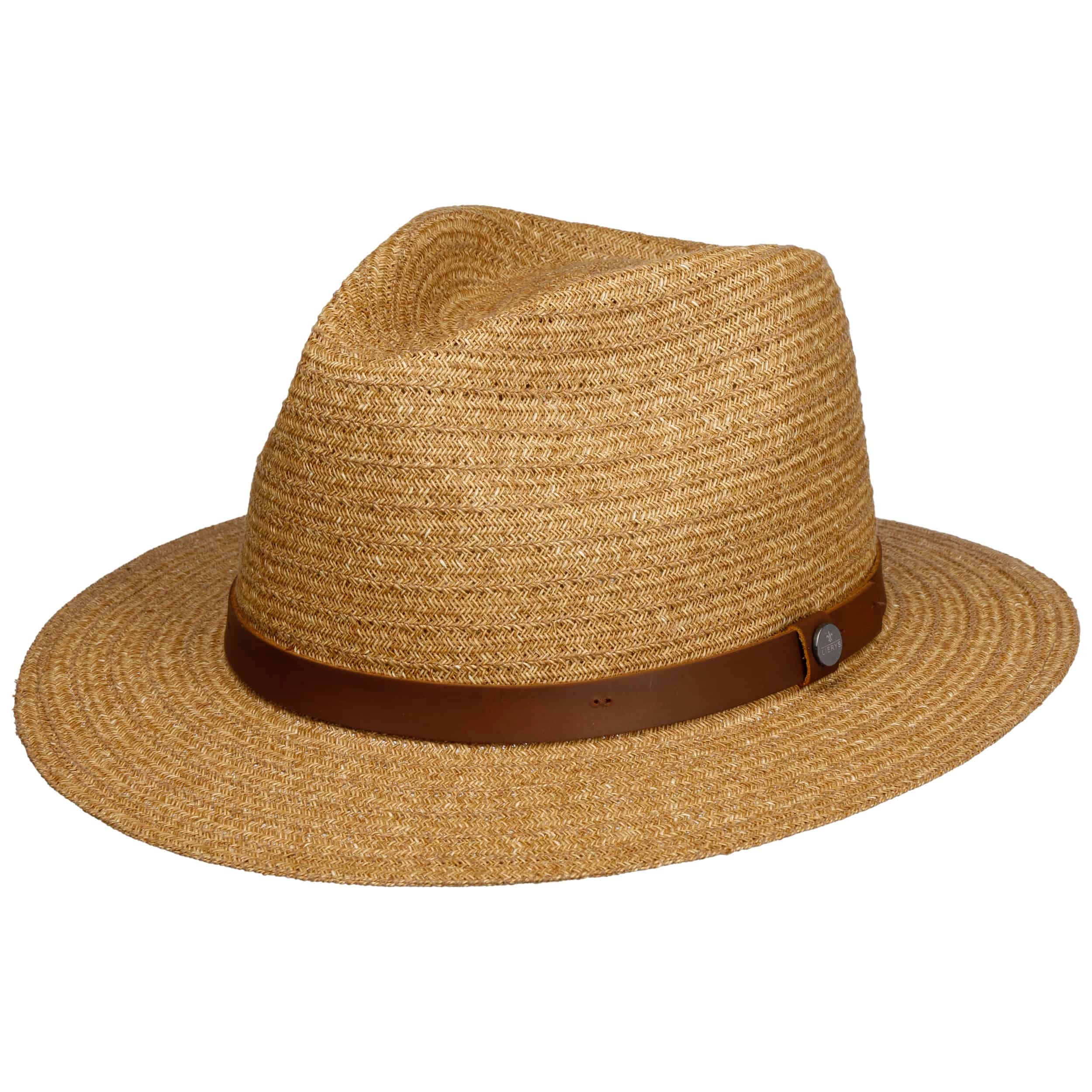 Chapeau De Paille Avec Ruban Rouge Femme Doria 1905