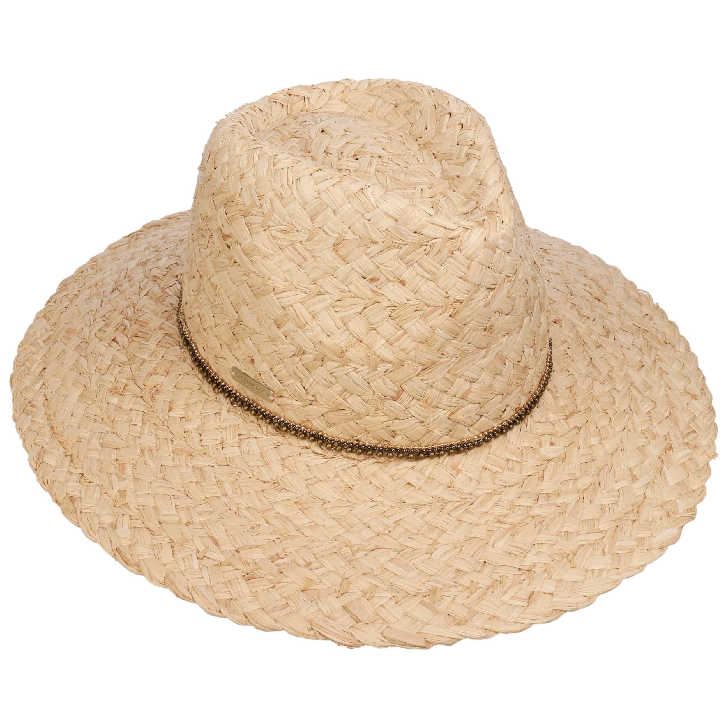 HEYANN Chapeau De Paille Fedora Panama Unisexe - Chapeau Été Élégant Avec Ruban Pour Homme Femme Enfant