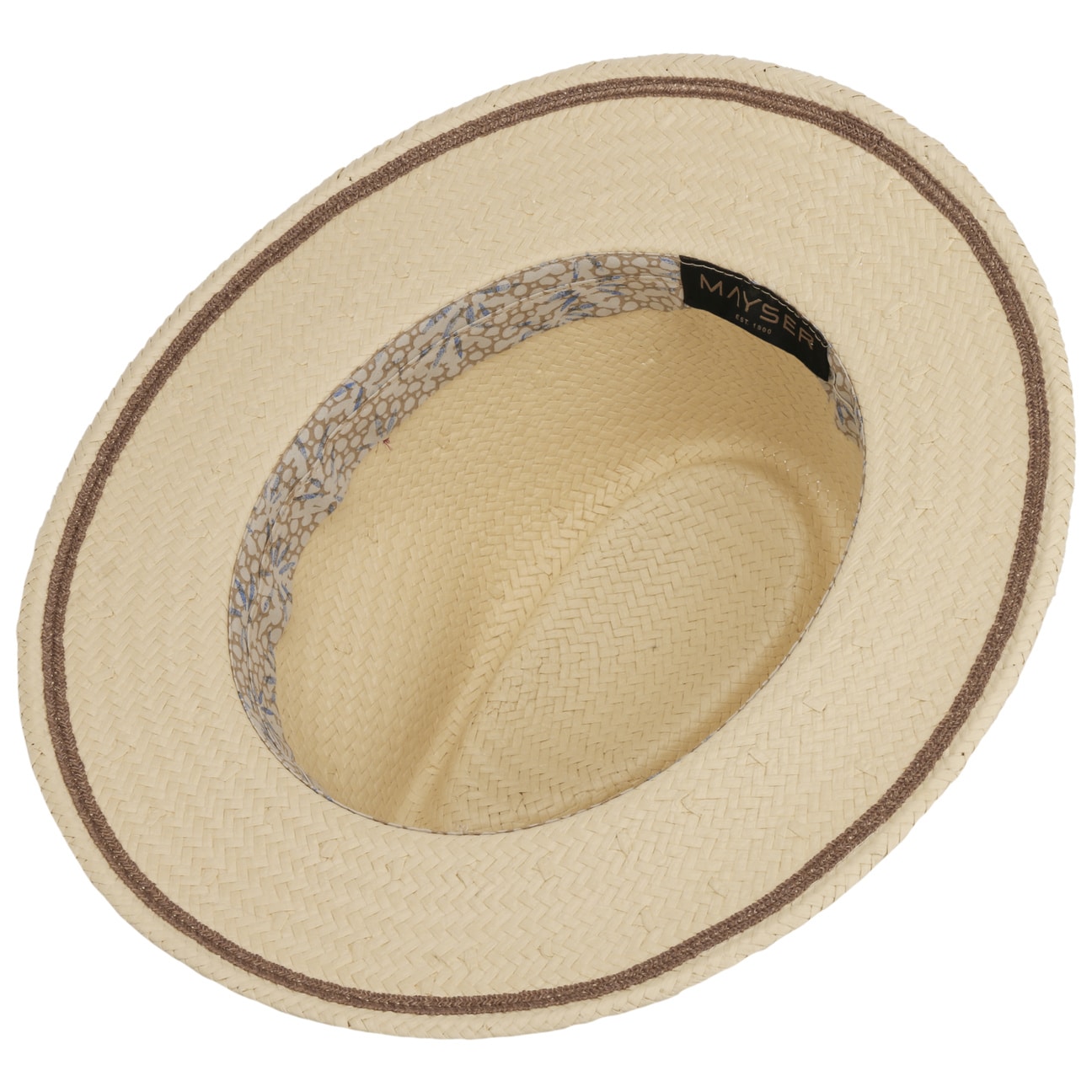 Hayon 2008 Chapeau De Paille Hawkins Avec Bande Noire - Parfait Pour L'été, La Plage, Le Bateau - Livraison Rapide Chapeau Paille Hawkins