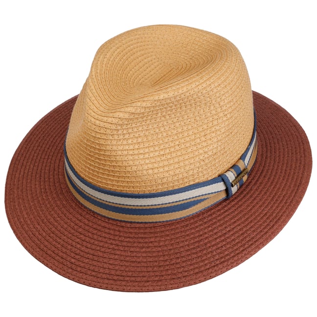 Stetson Chapeau Tokeen Toyo Traveller Femme/Homme - en Paille D'Ete de Plage avec Ruban Gros Grain Ete Printemps-ete - S (54-55 cm) Nature Stetson Chapeau Tokeen Toyo Traveller Femme/Homme - en Paille D'Ete de Plage avec Ruban Gros Grain Ete Printemps-ete - S (54-55 cm) Nature
