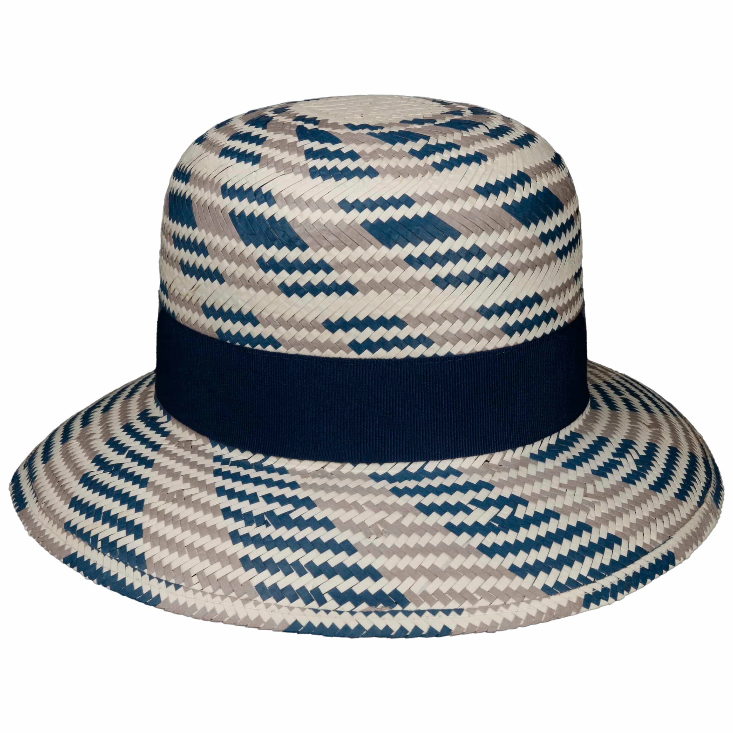 Chapeau En Paille Trilby Lipodo Femme/homme – Bande Similicuir, Boucle Métal – Pour été, Jardin, Plage, Style Décontracté