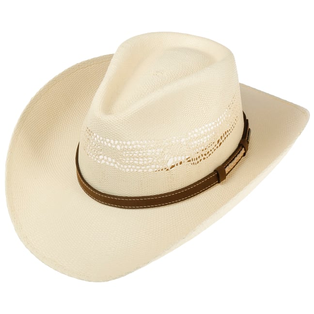 Stetson Ranson - Chapeau Western Ventilé Unisexe - Protection UV 40+ - Style Cowboy Authentique