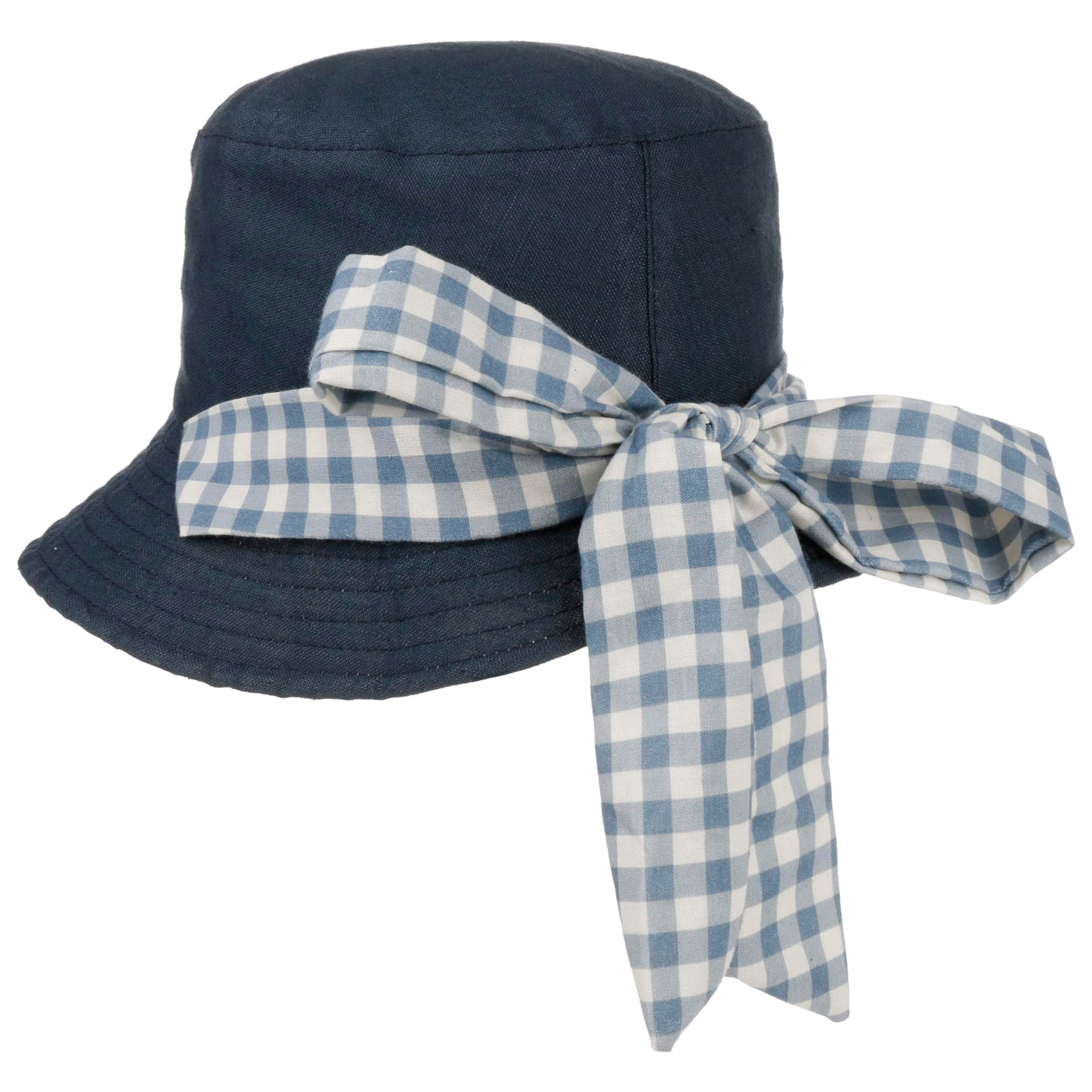 Lipodo Mendalo Trilby Chapeau de Soleil avec Bande en Tissu Chine Unicolore Unisexe Printemps Ete