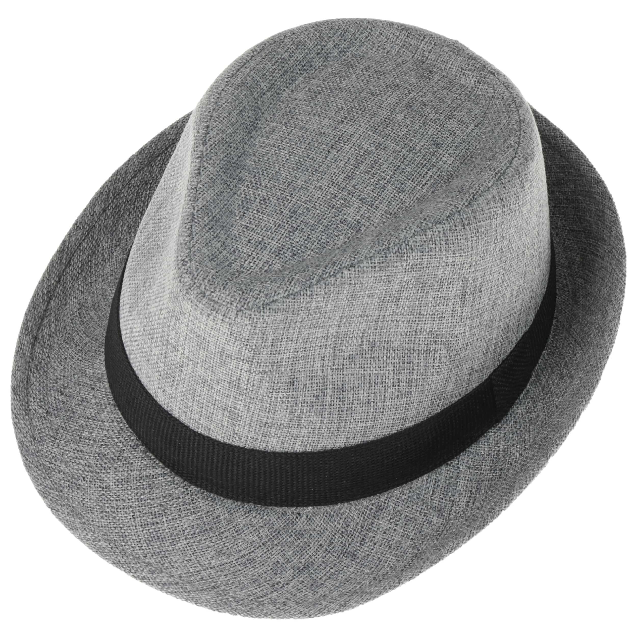 Lipodo Chapeau Trilby Été Mixte Tissu Mélange – Élégant Fedora Plage Soleil Homme Femme – Style Classique Printemps Été Protection UV