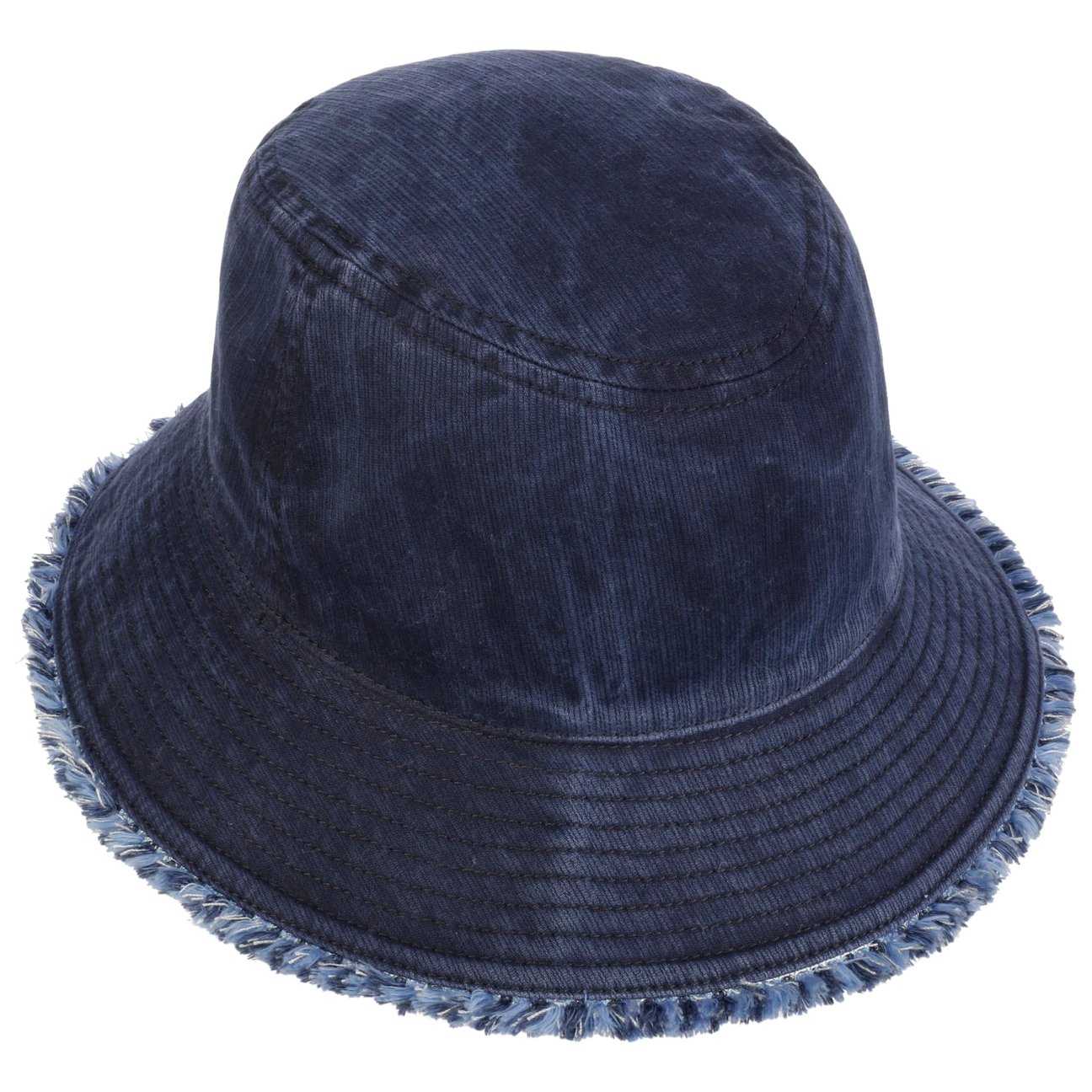 Chapeau De Pêcheur Noir En Laine - Bord Enroulable, Style Panama - Unisexe Enfant/adulte, Décontracté - 5