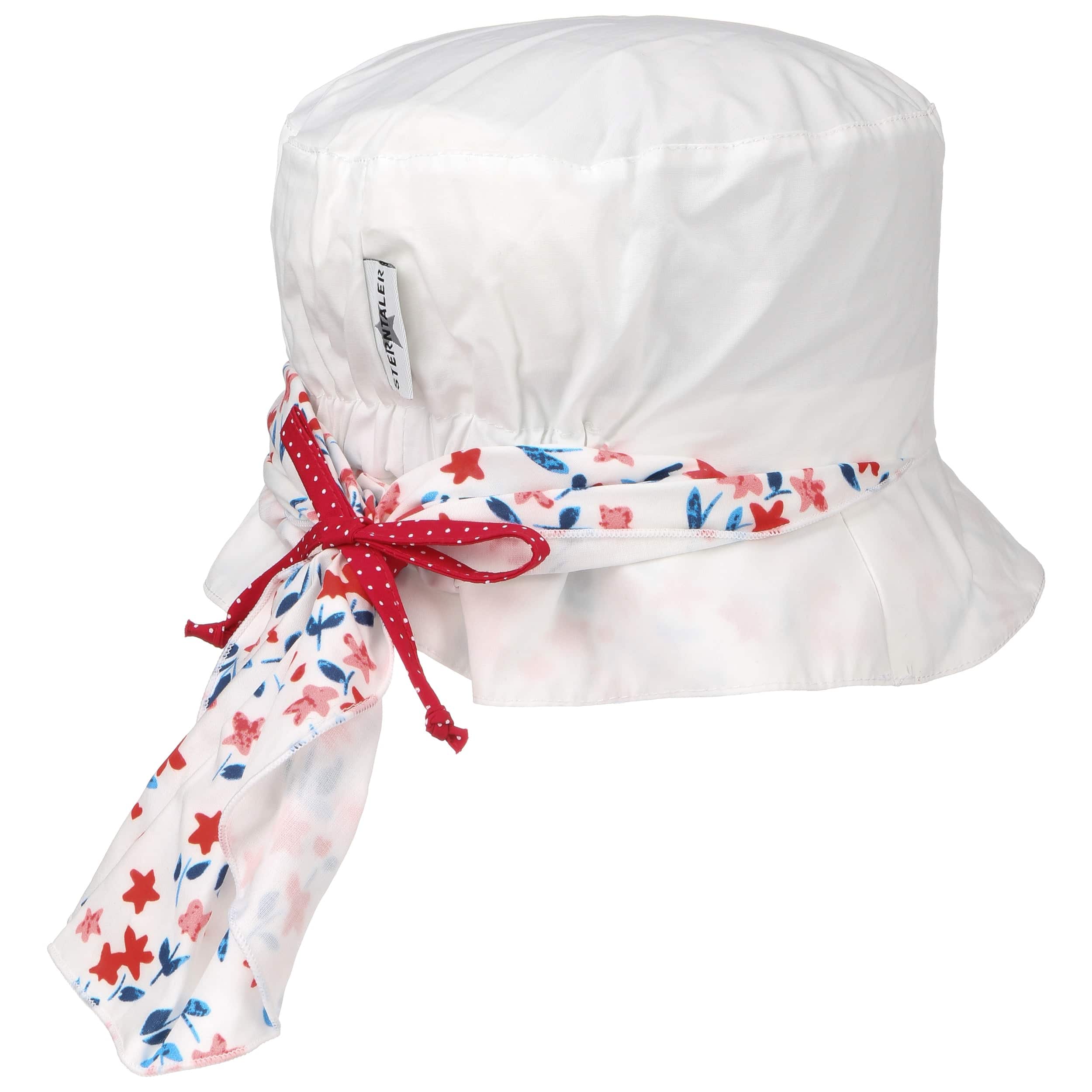Sterntaler Chapeau Pour Fille En Coton Imprimé Avec Fleurs, Rose Mat., 41