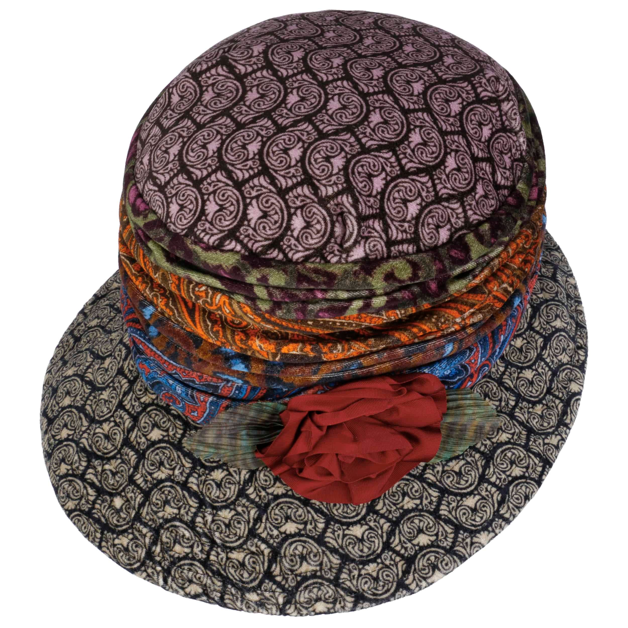 Vintage Shabby Chic Morgan Taylor chapeau de paille fabriqué en Italie - France