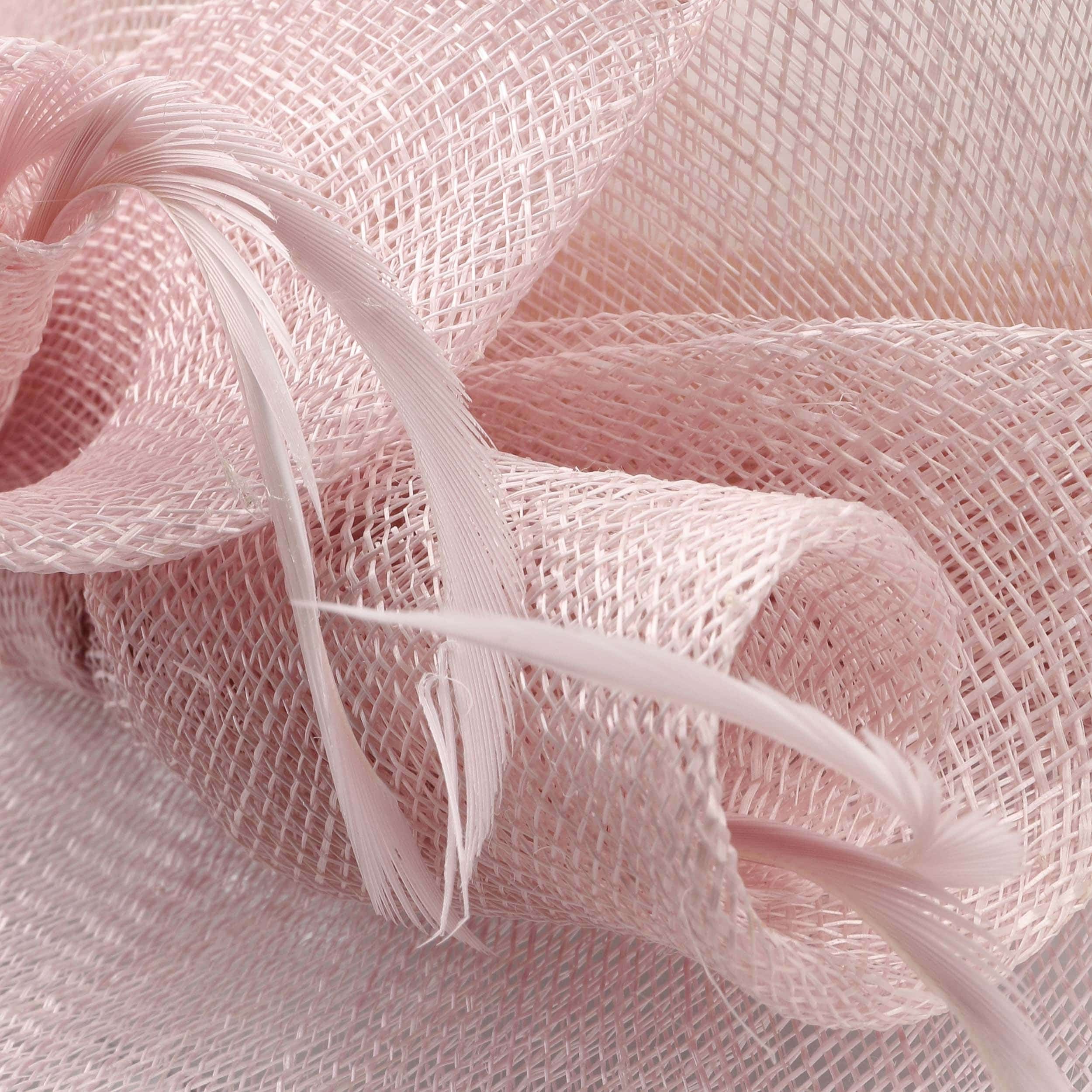 Base De Chapeau Bibi Femme En Sinamay - Fait Main, Réglable - Pour Cocktails, Mariages, événements